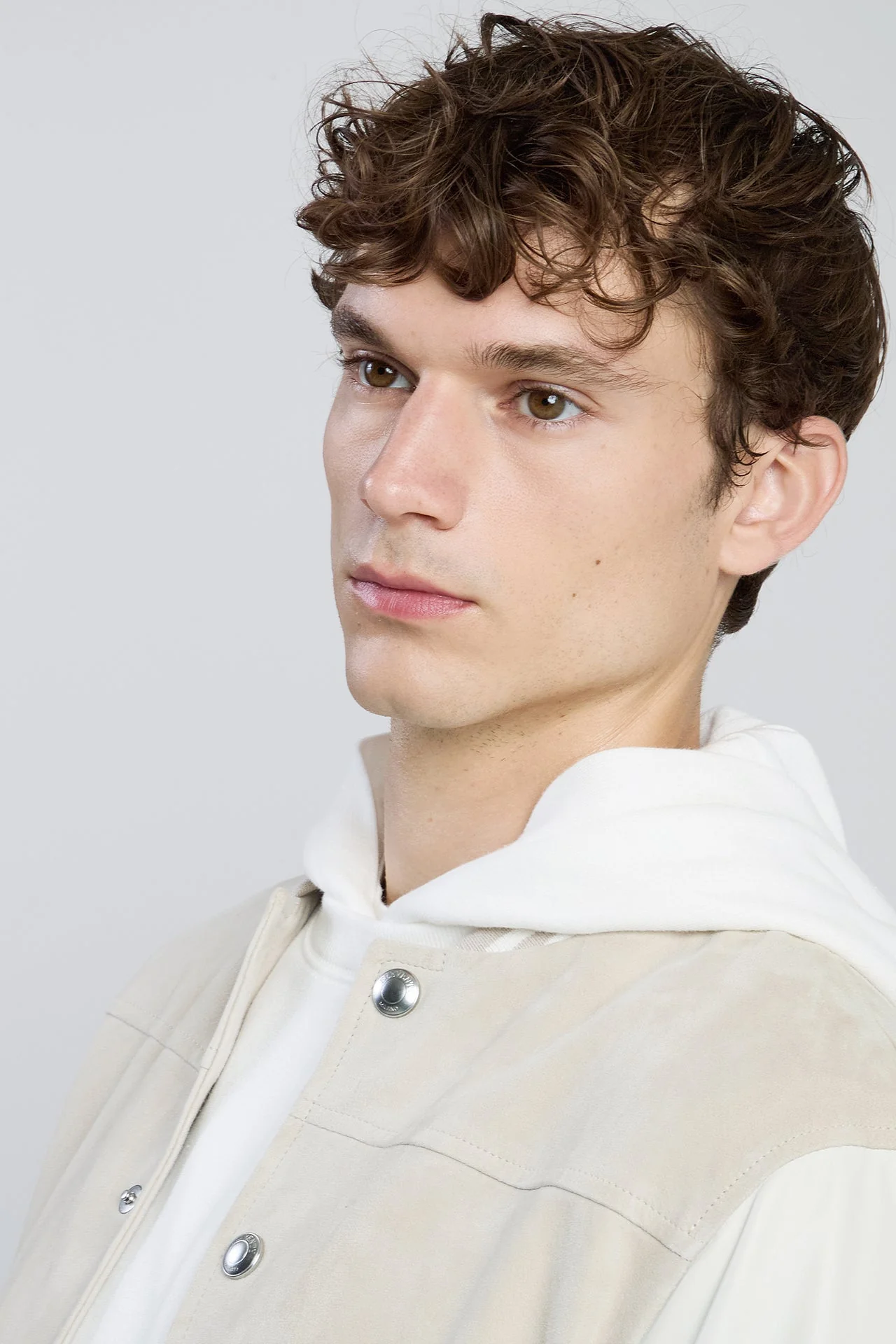 Men's Bi-material Suede and Nappa Leather Bomber Jacket | Eleventy - Image 4