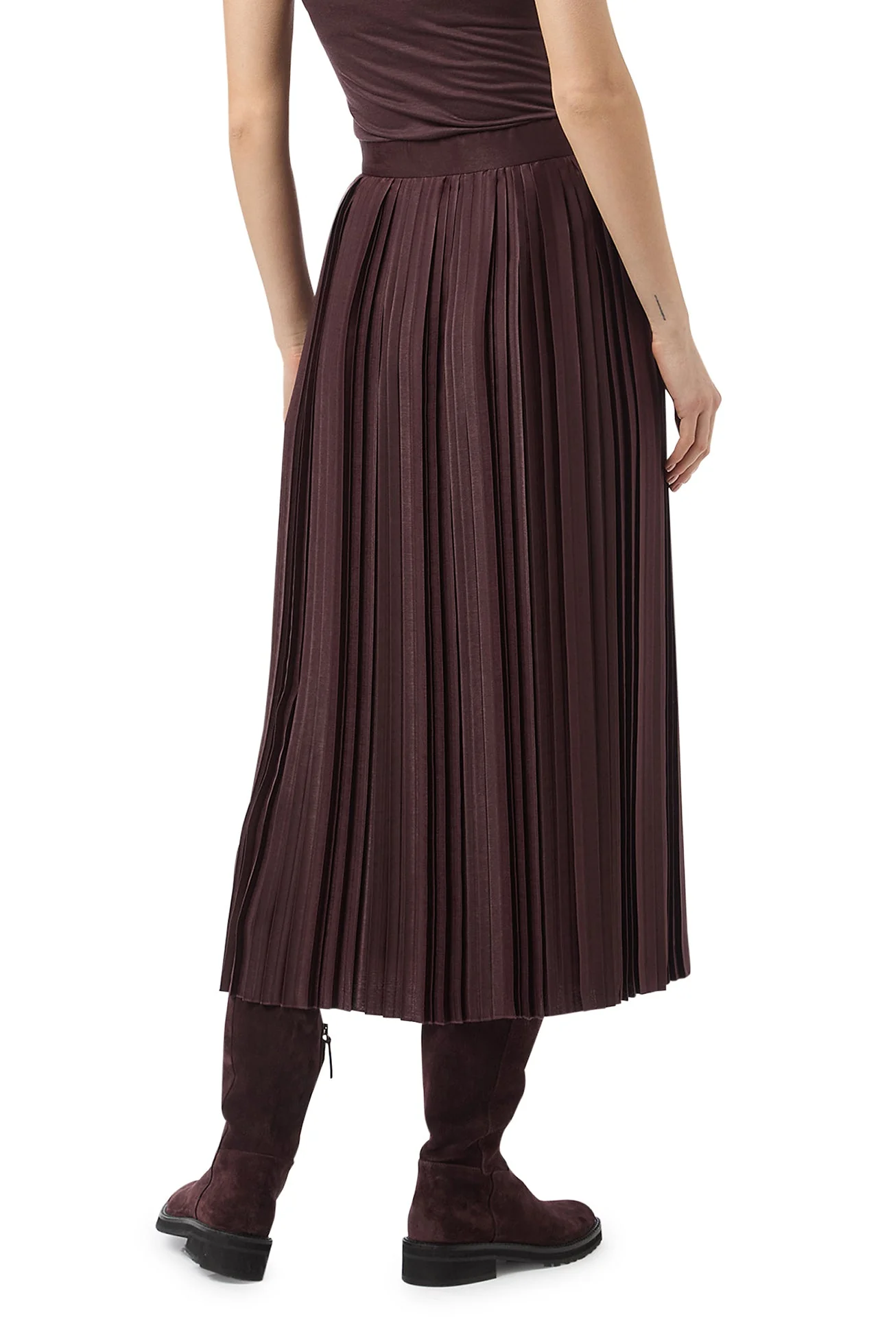 LONG PLEATED SKIRT - Image 4