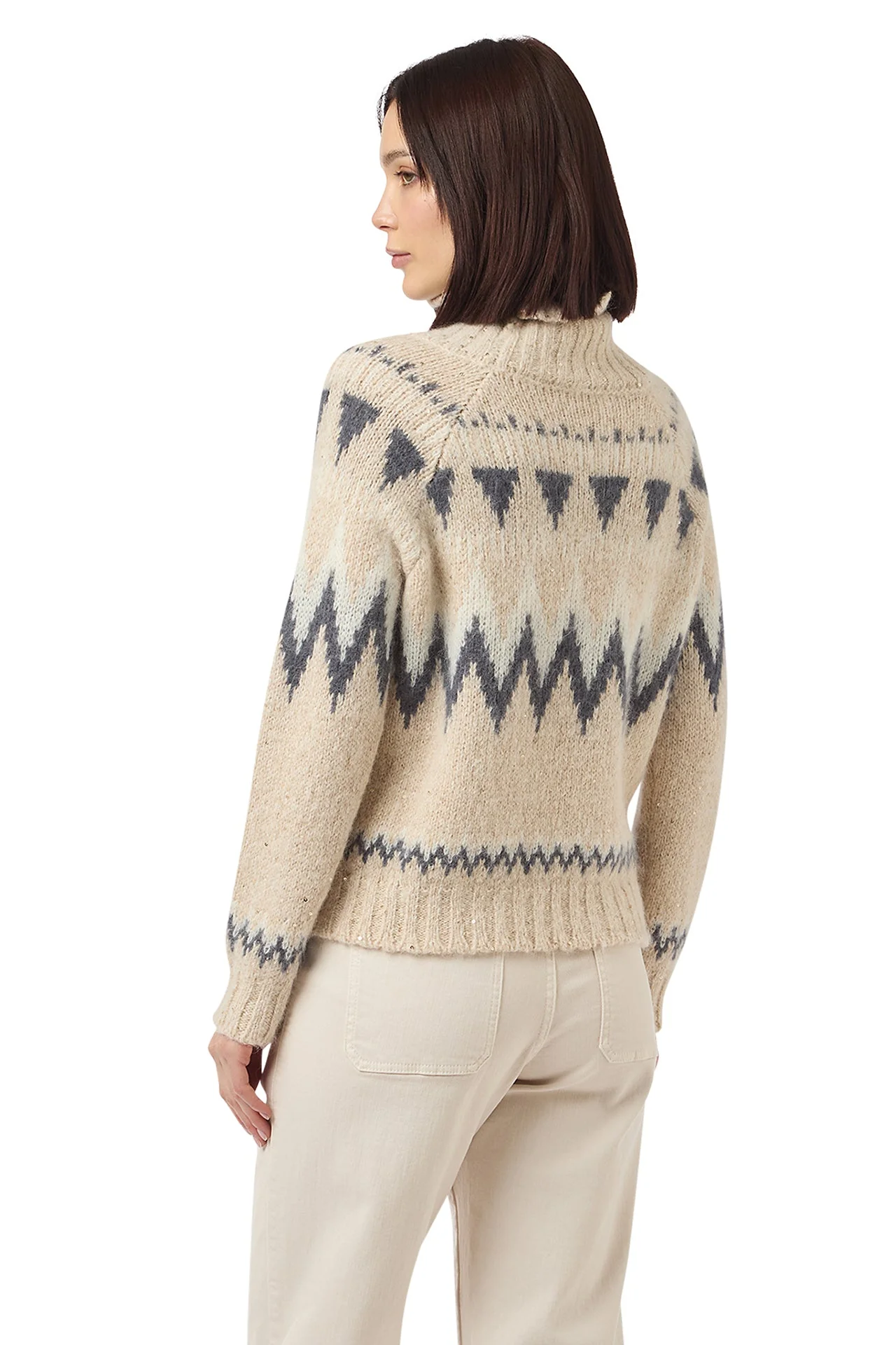 Jacquard Turtleneck Sweater - Image 3