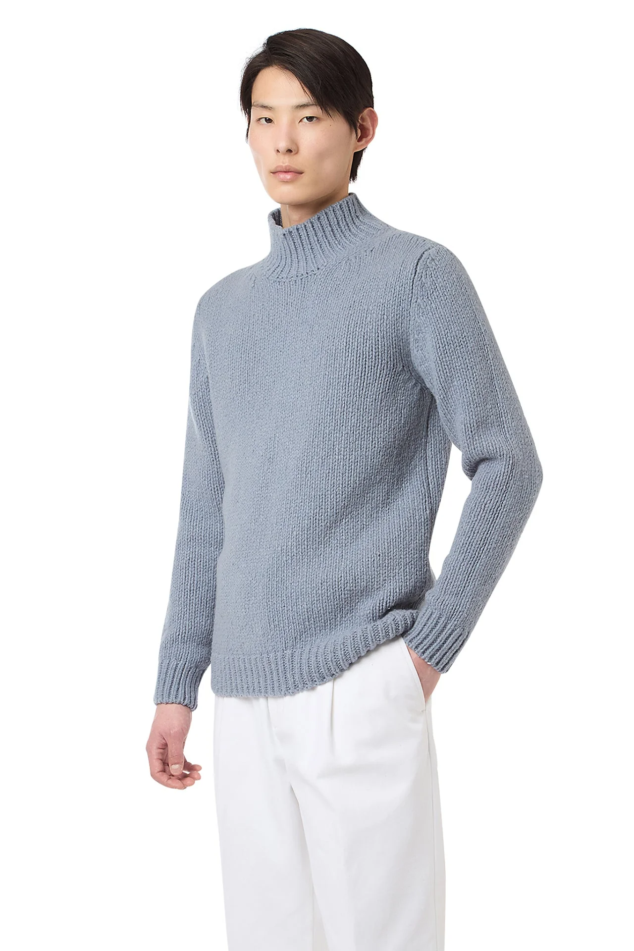 WOOL VULCANO NECK SWEATER - Image 3