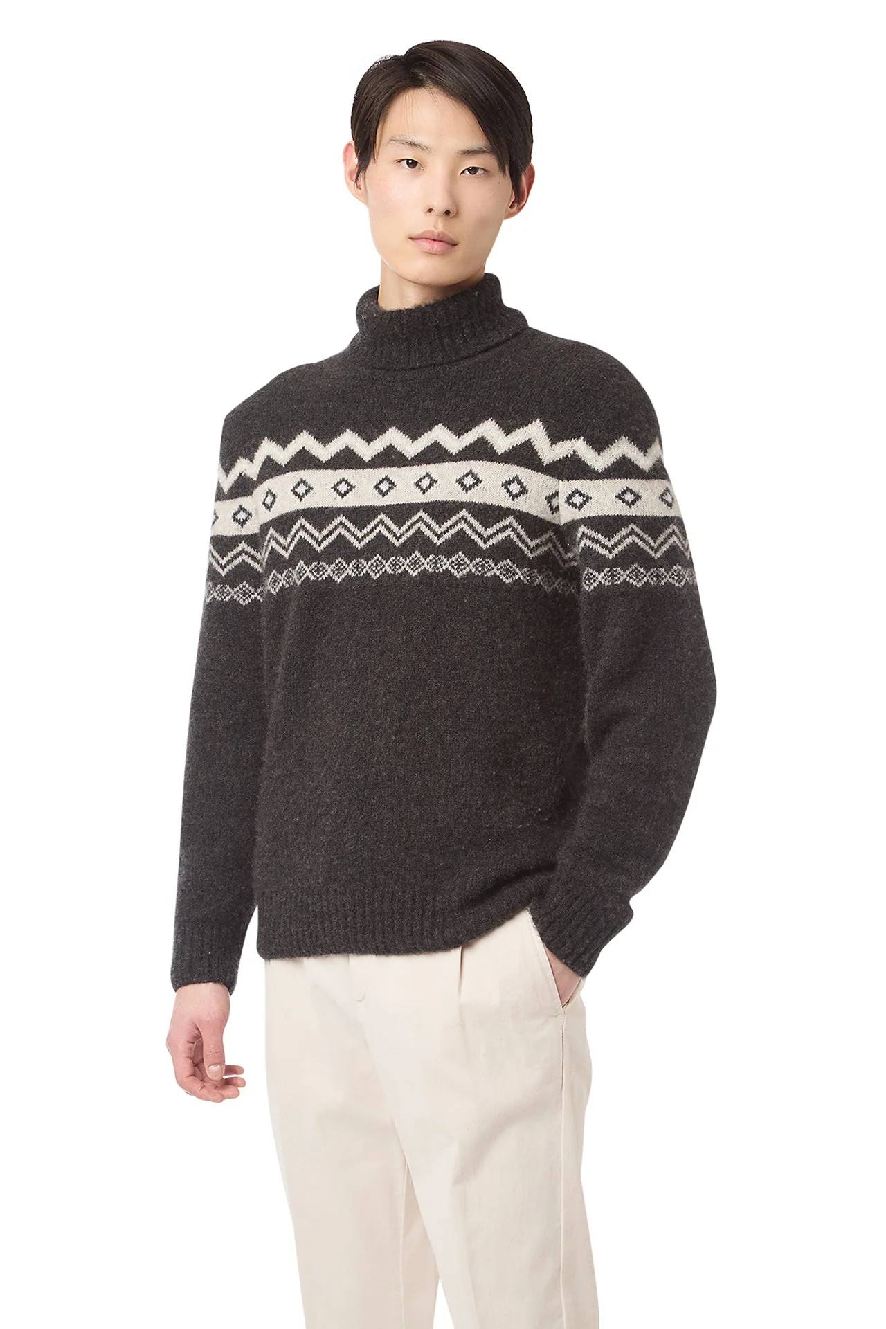 JACQUARD TURTLENECK SWEATER - Image 11