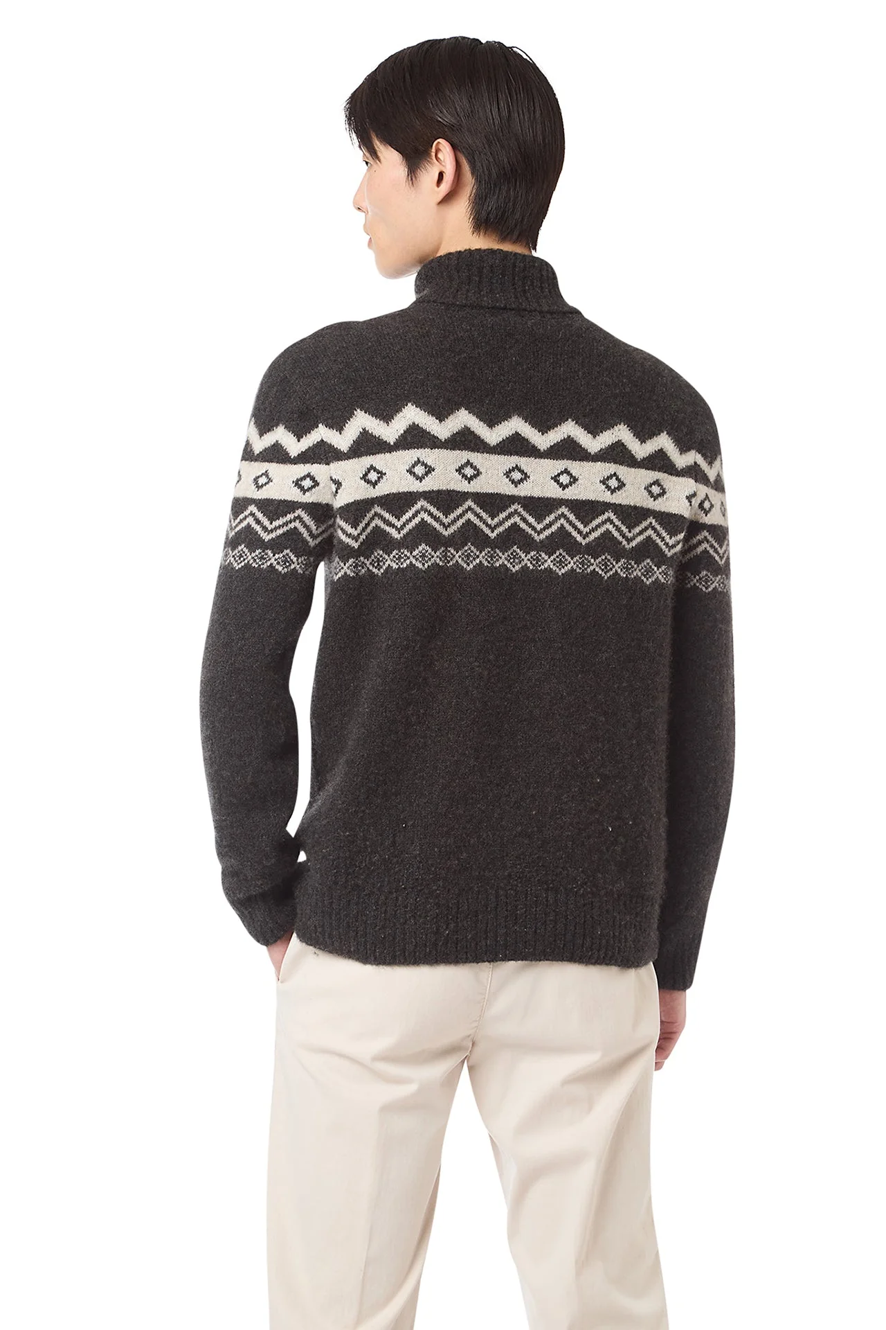 JACQUARD TURTLENECK SWEATER - Image 12