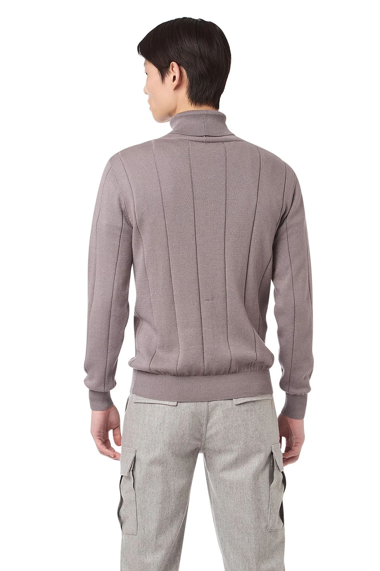 FLAT RIBBED TURTLENECK SWEATER - Image 4