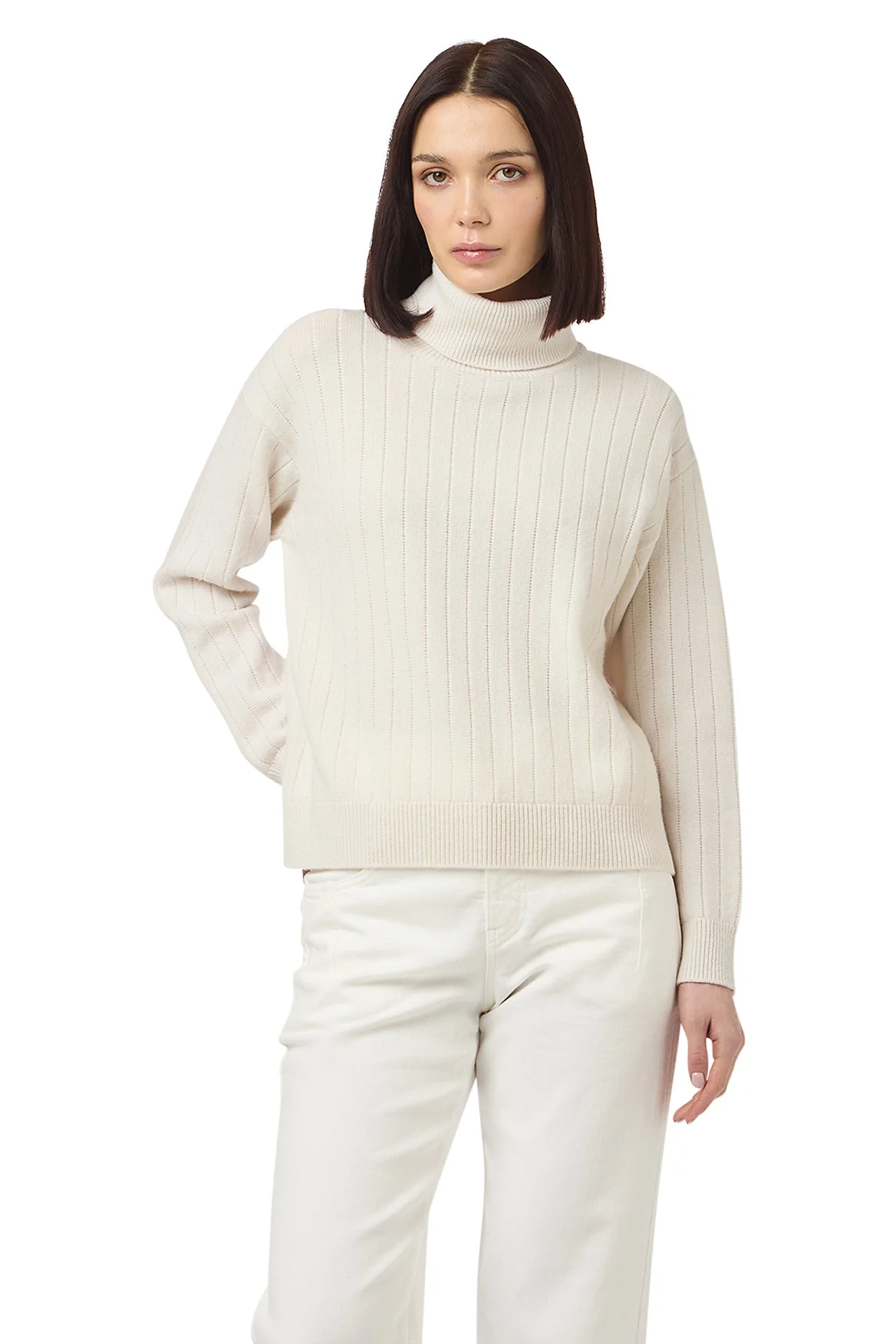 RIBBED TURTLENECK SWEATER - Image 2