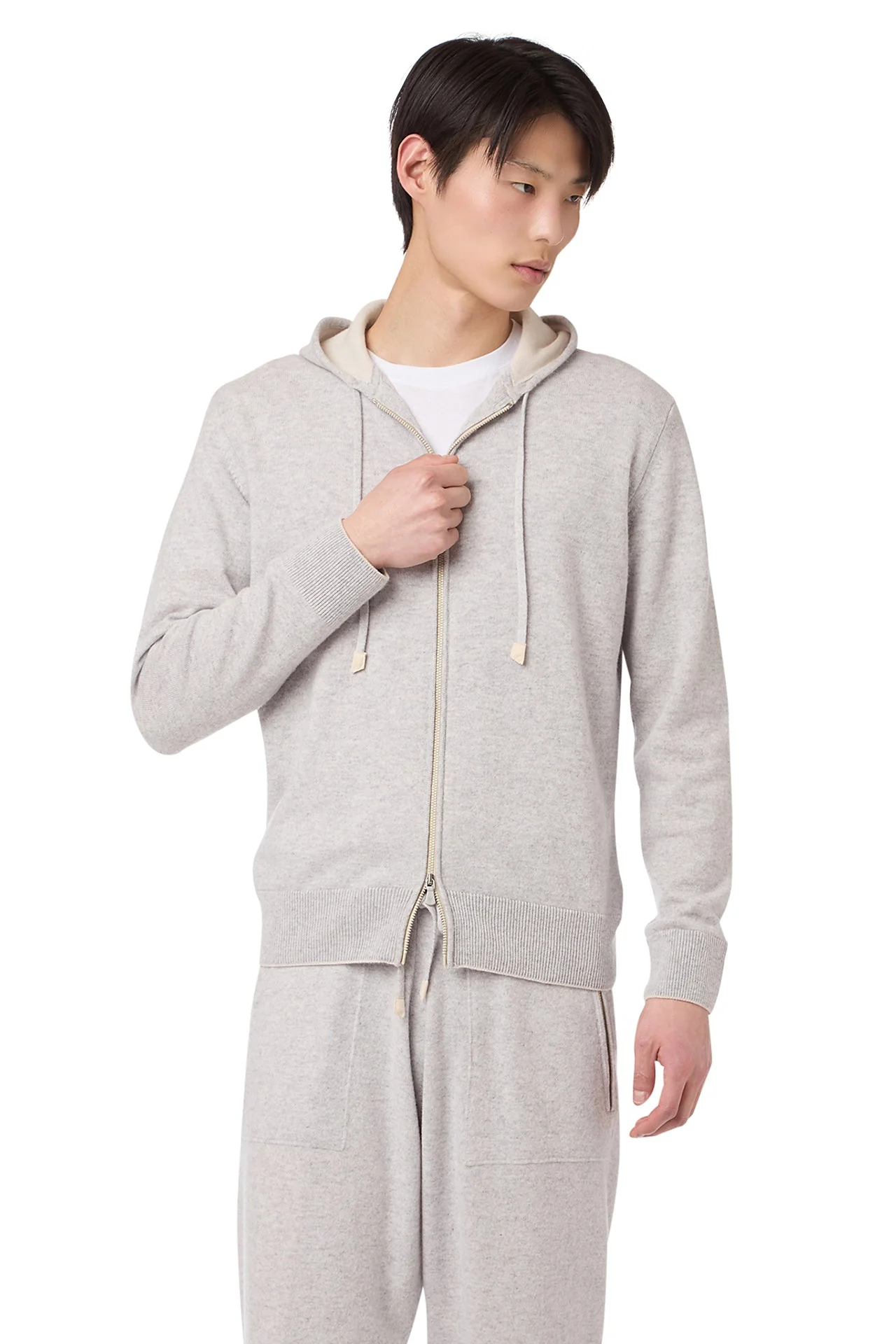 FULL ZIP HOODED SWEATER - Image 3