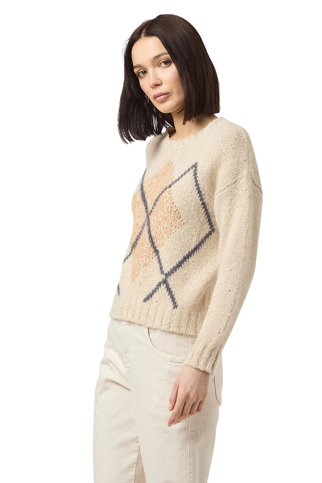 CREW NECK ALPACA WOOL CASHMERE SWEATER - Image 3