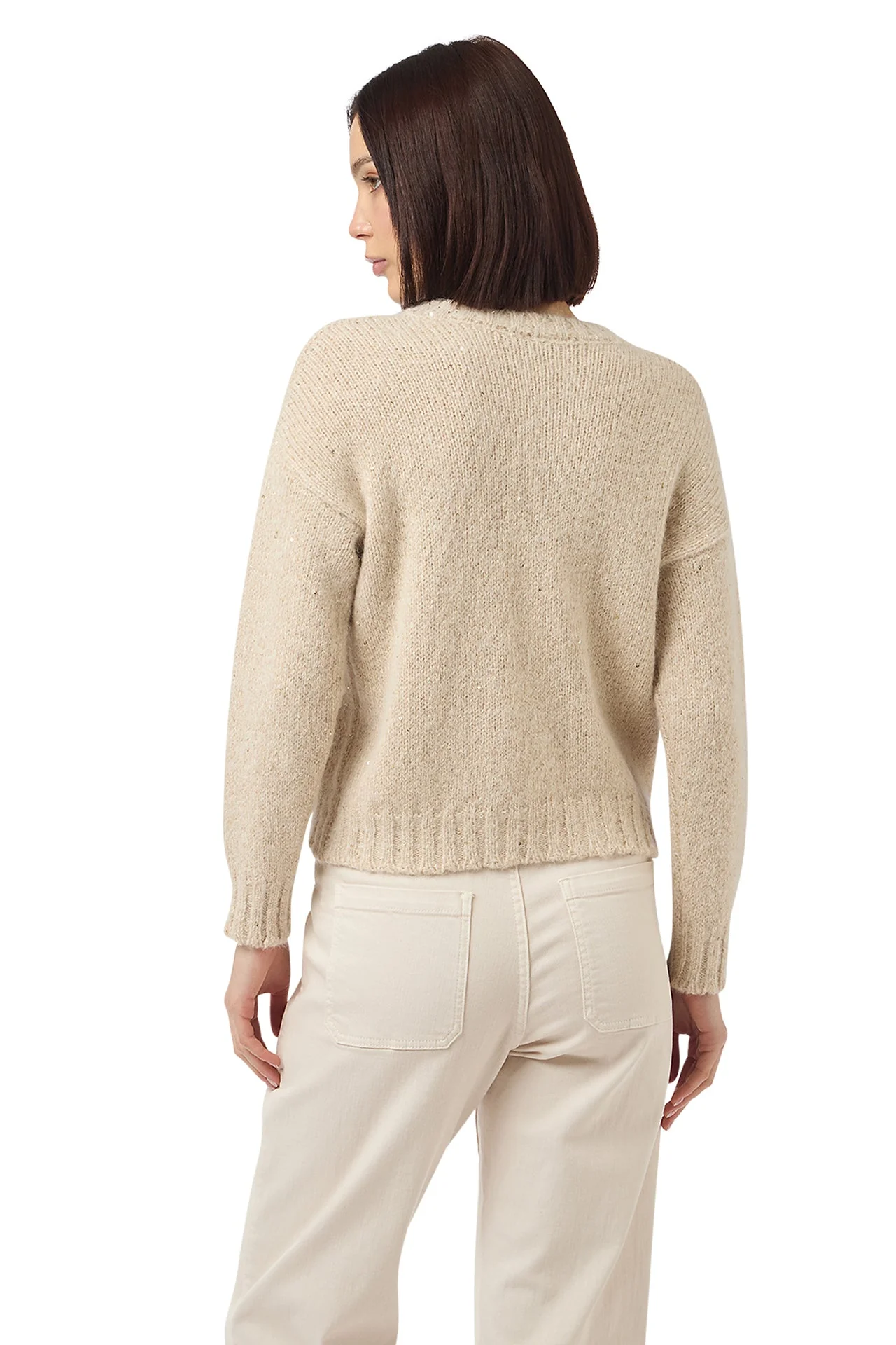 CREW NECK ALPACA WOOL CASHMERE SWEATER - Image 4