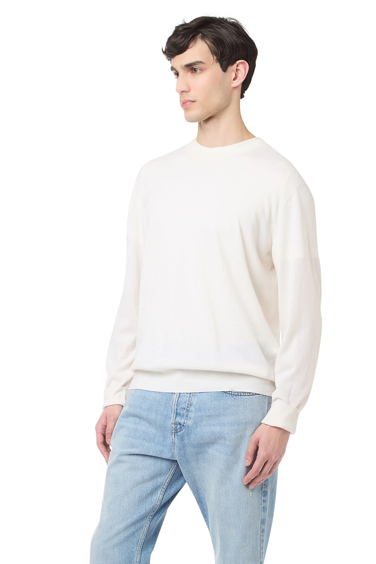 CREW NECK DOUBLE COLLAR SWEATER - Image 3