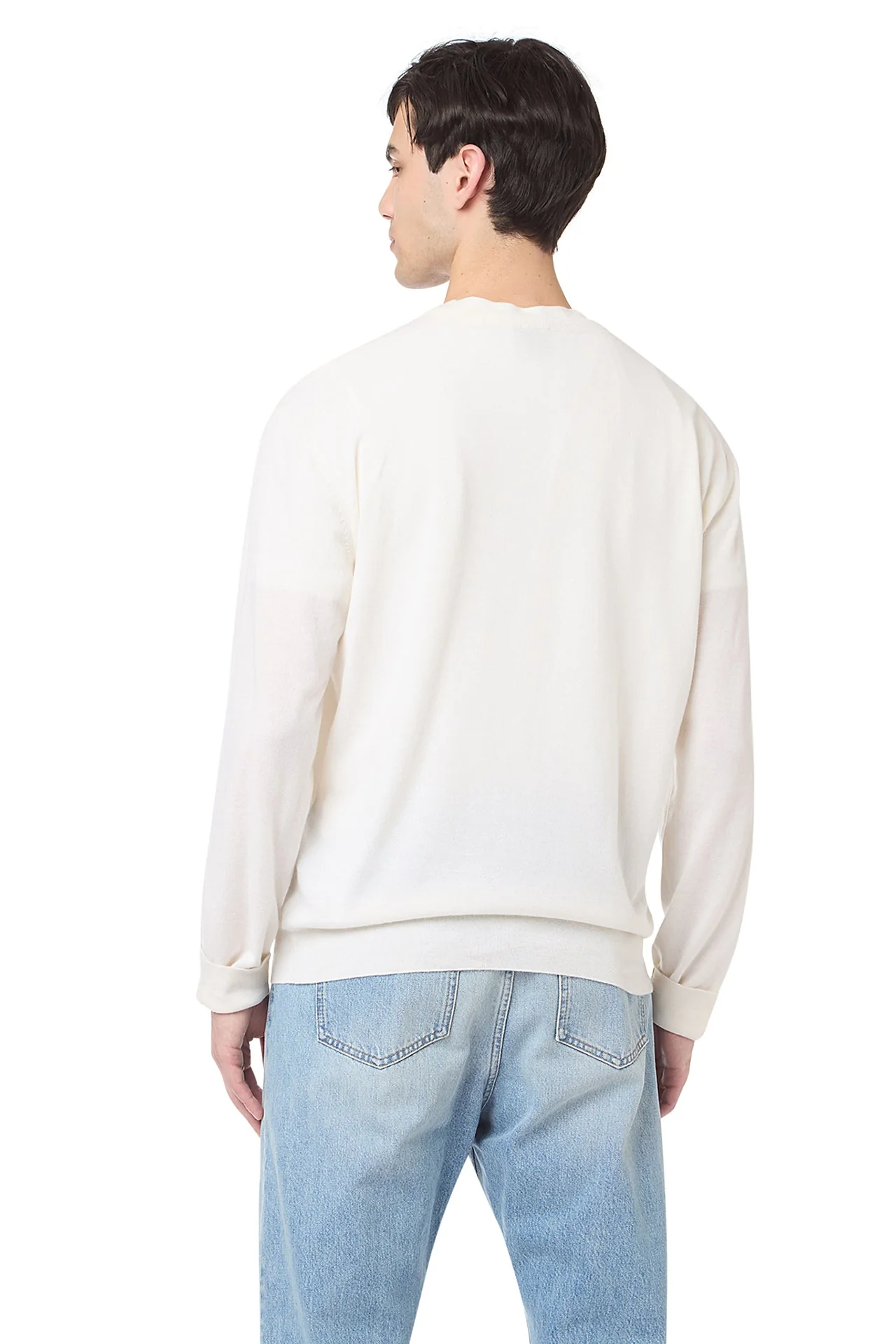CREW NECK DOUBLE COLLAR SWEATER - Image 4