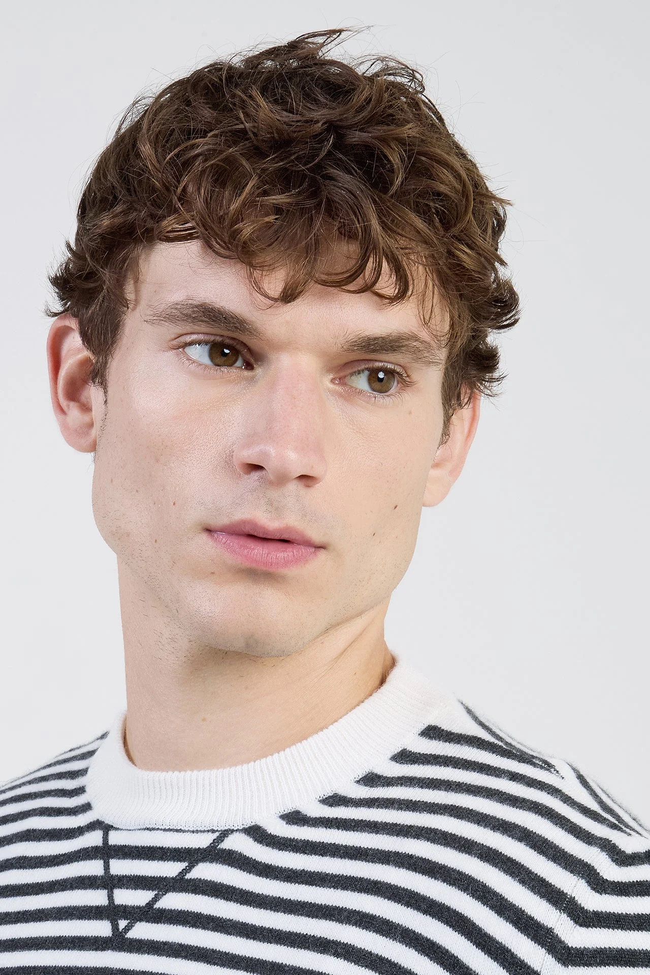 Men's Striped Cashmere Crew Neck Sweater | Eleventy - Image 4