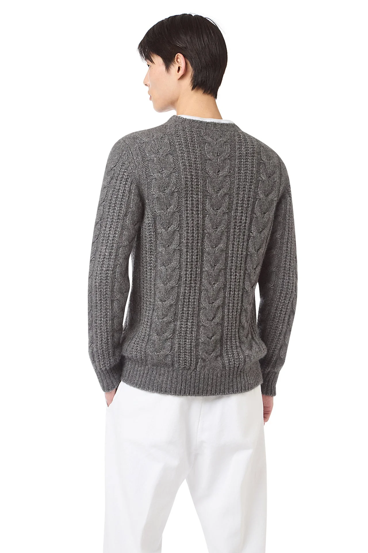 CREW NECK BRAID SWEATER - Image 8
