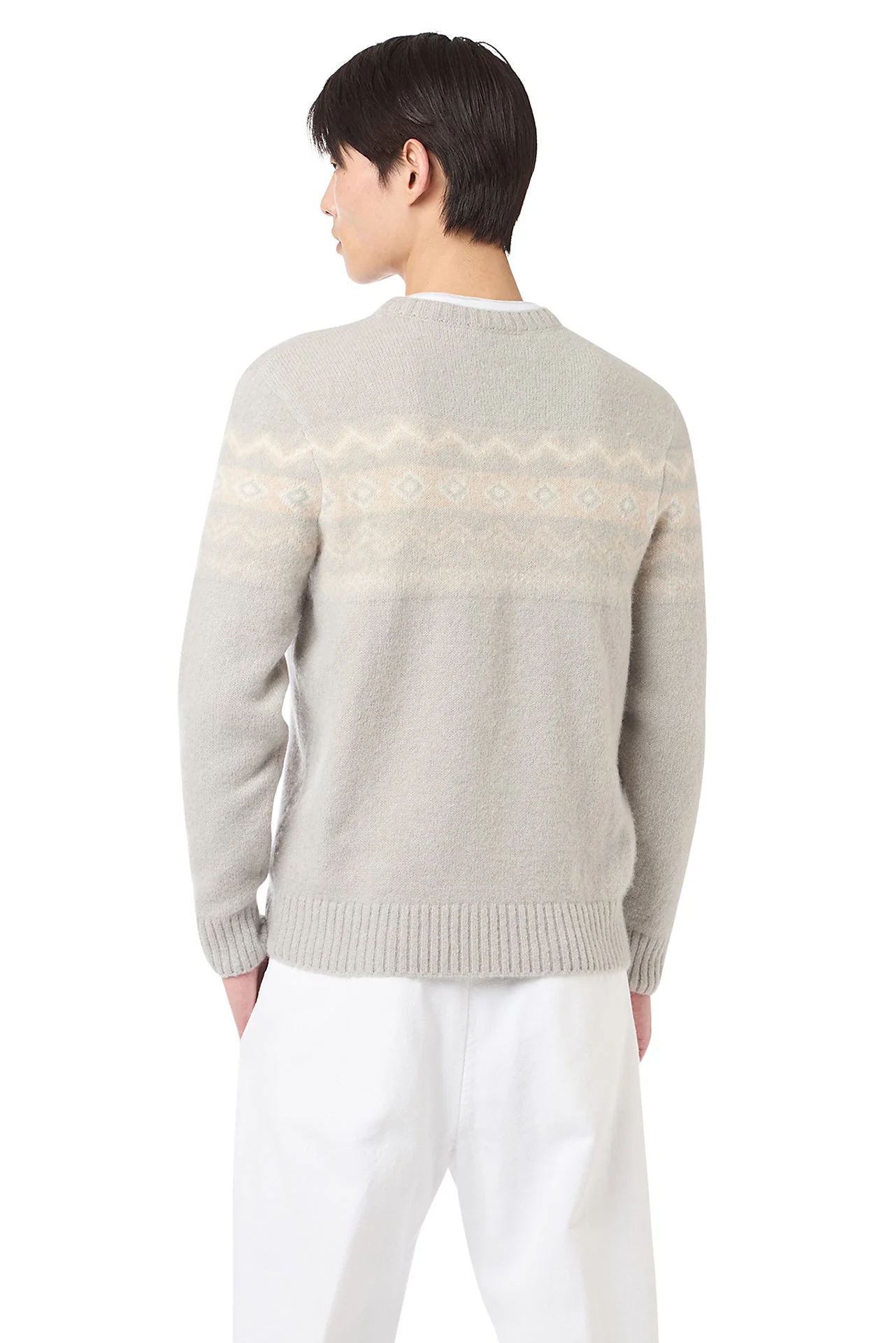 JACQUARD CREW NECK SWEATER - Image 4