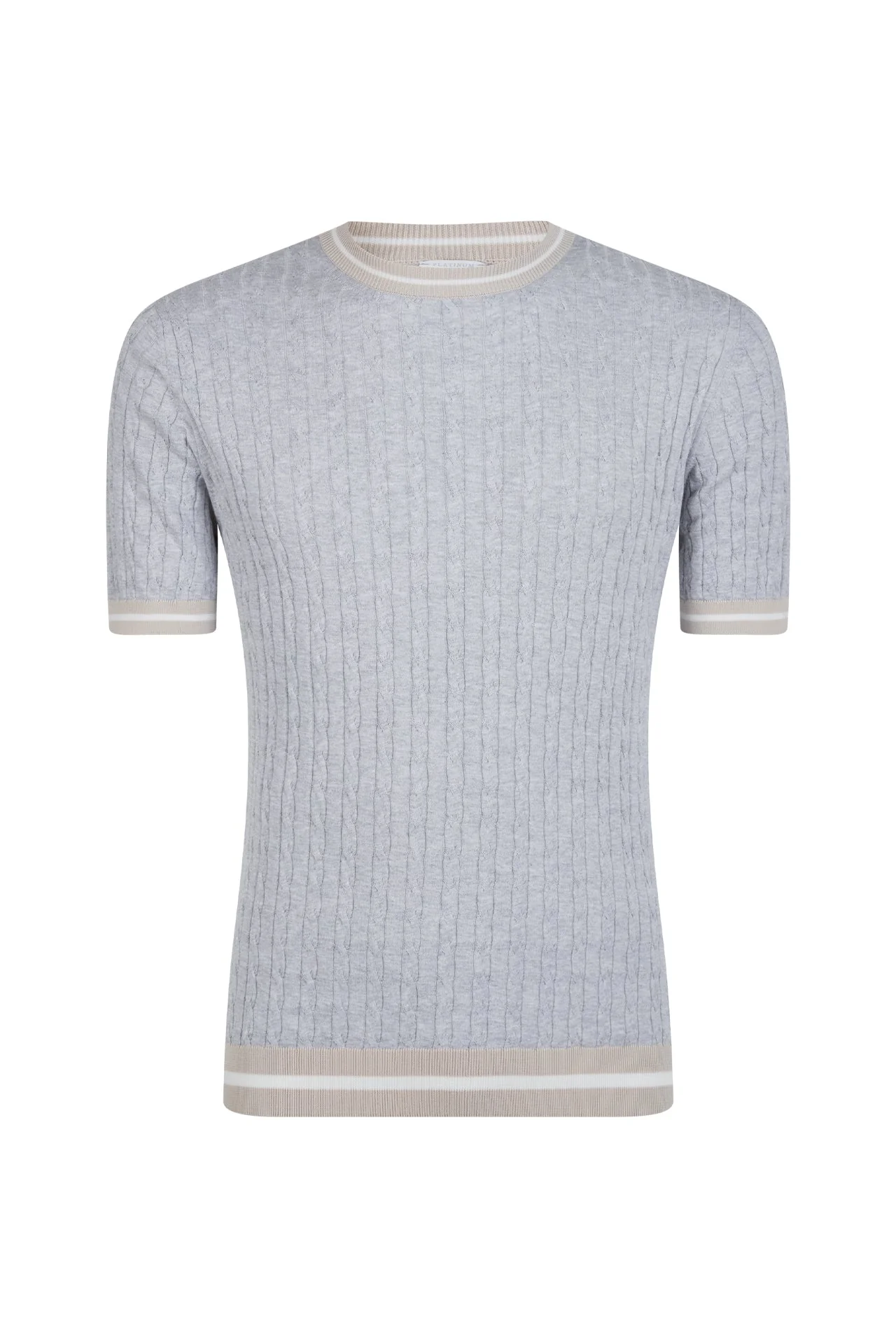 Sea Island Cotton Braided Crew Neck Sweater | Eleventy