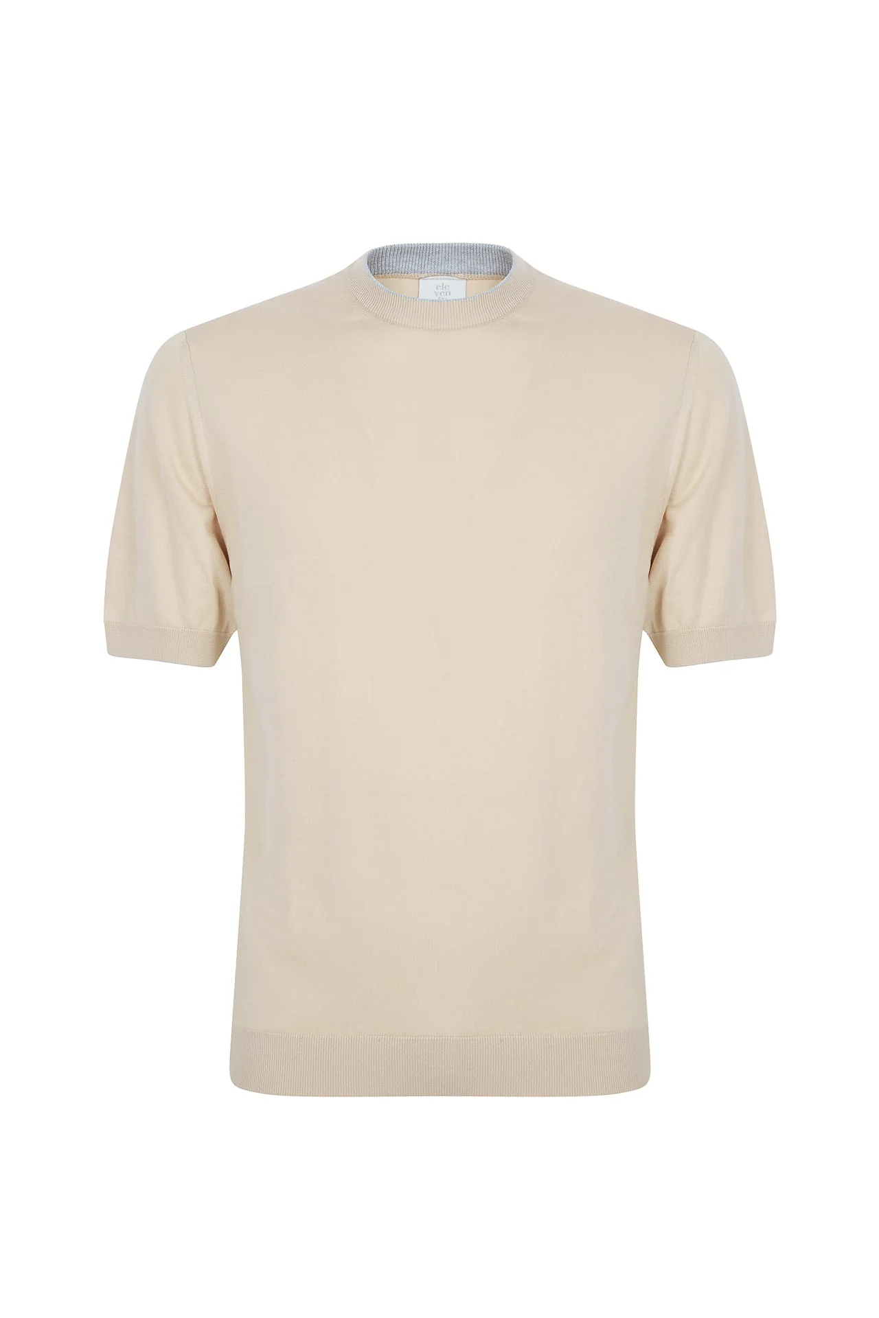 Men's Sea Island Cotton Short Sleeve Crew Neck | Eleventy