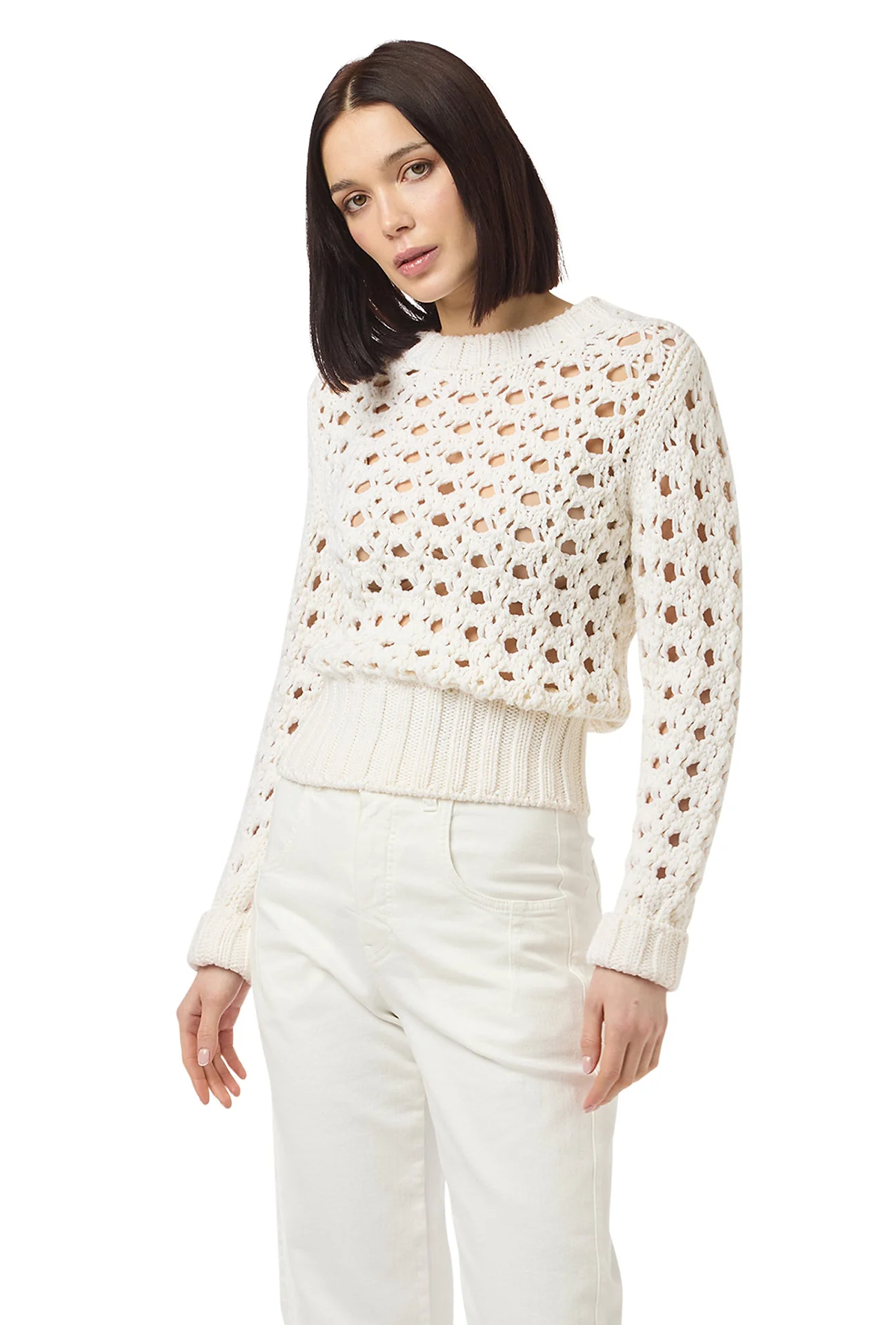 SLIM CREW NECK SWEATER - Image 3