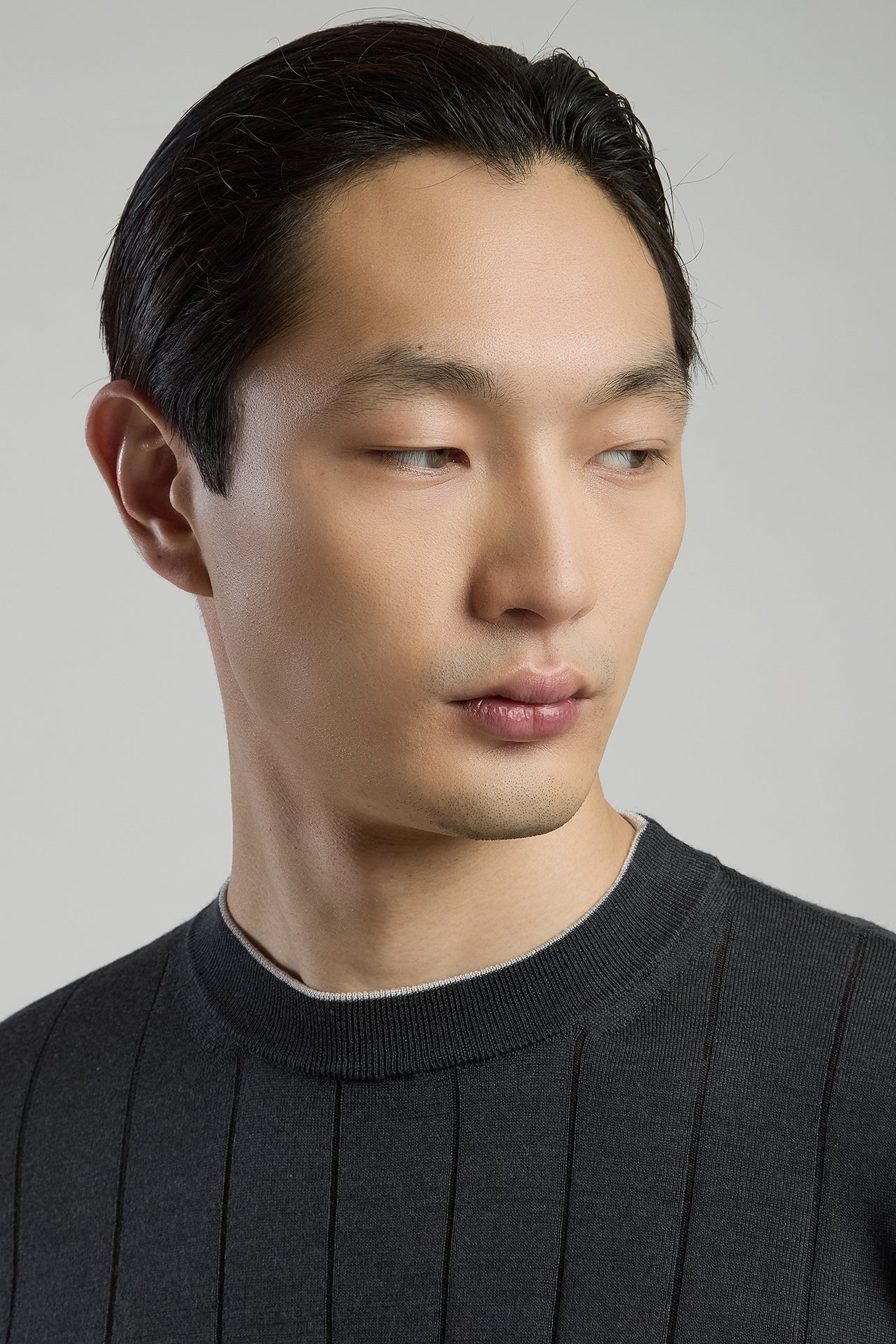 Men's Merino Wool and Silk Crew Neck Sweater | Eleventy - Image 4