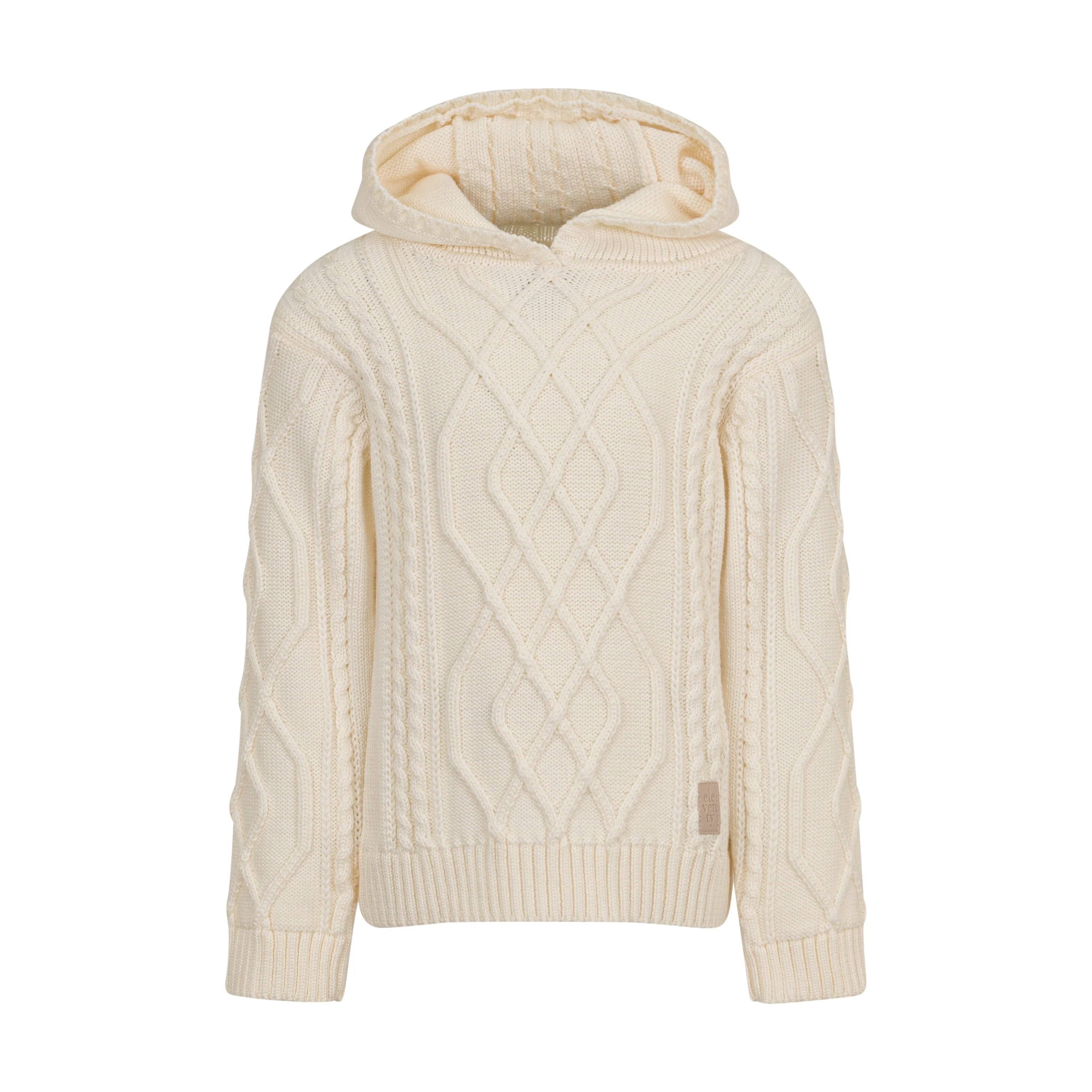 WOOL HOODED SWEATER GIRL