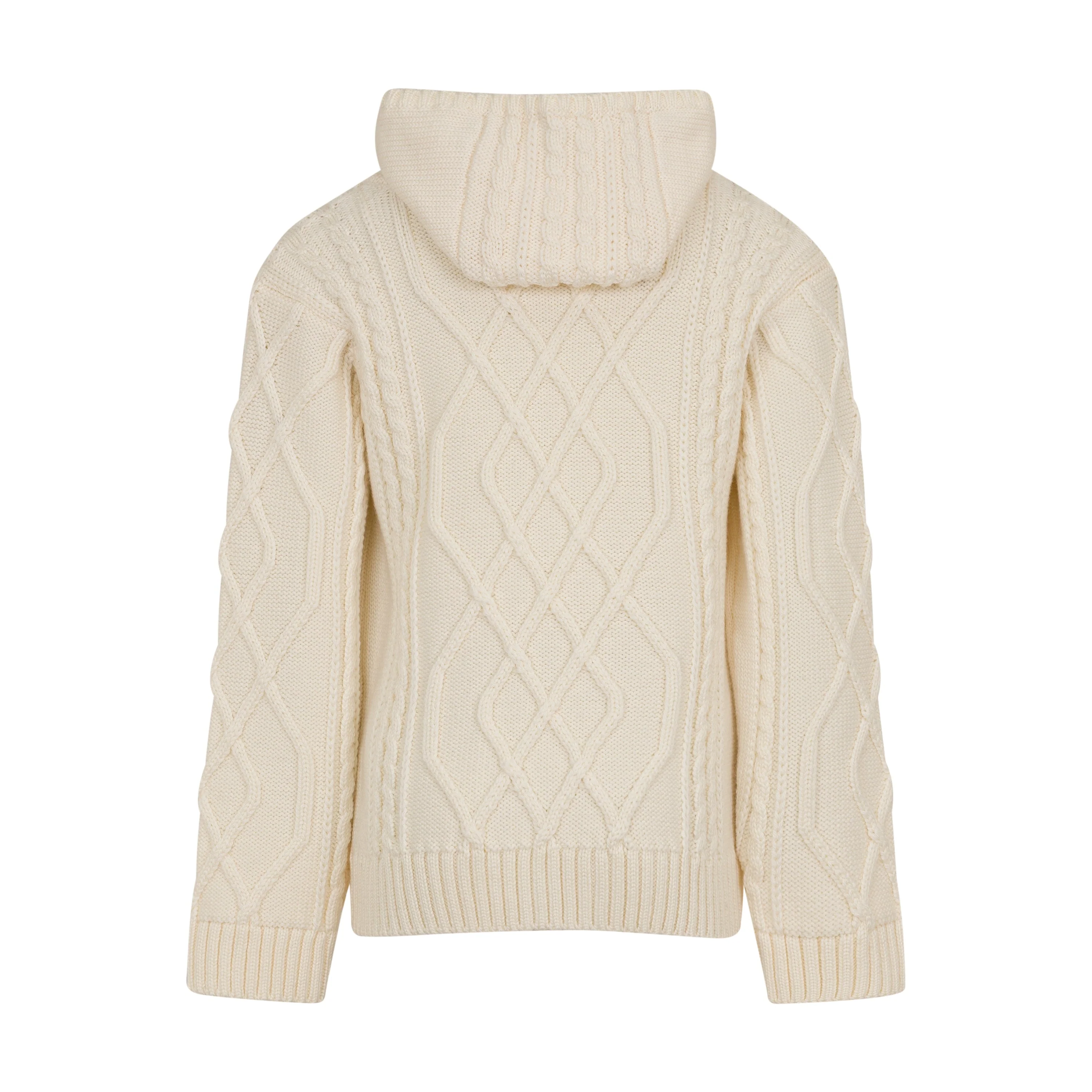 WOOL HOODED SWEATER GIRL - Image 2