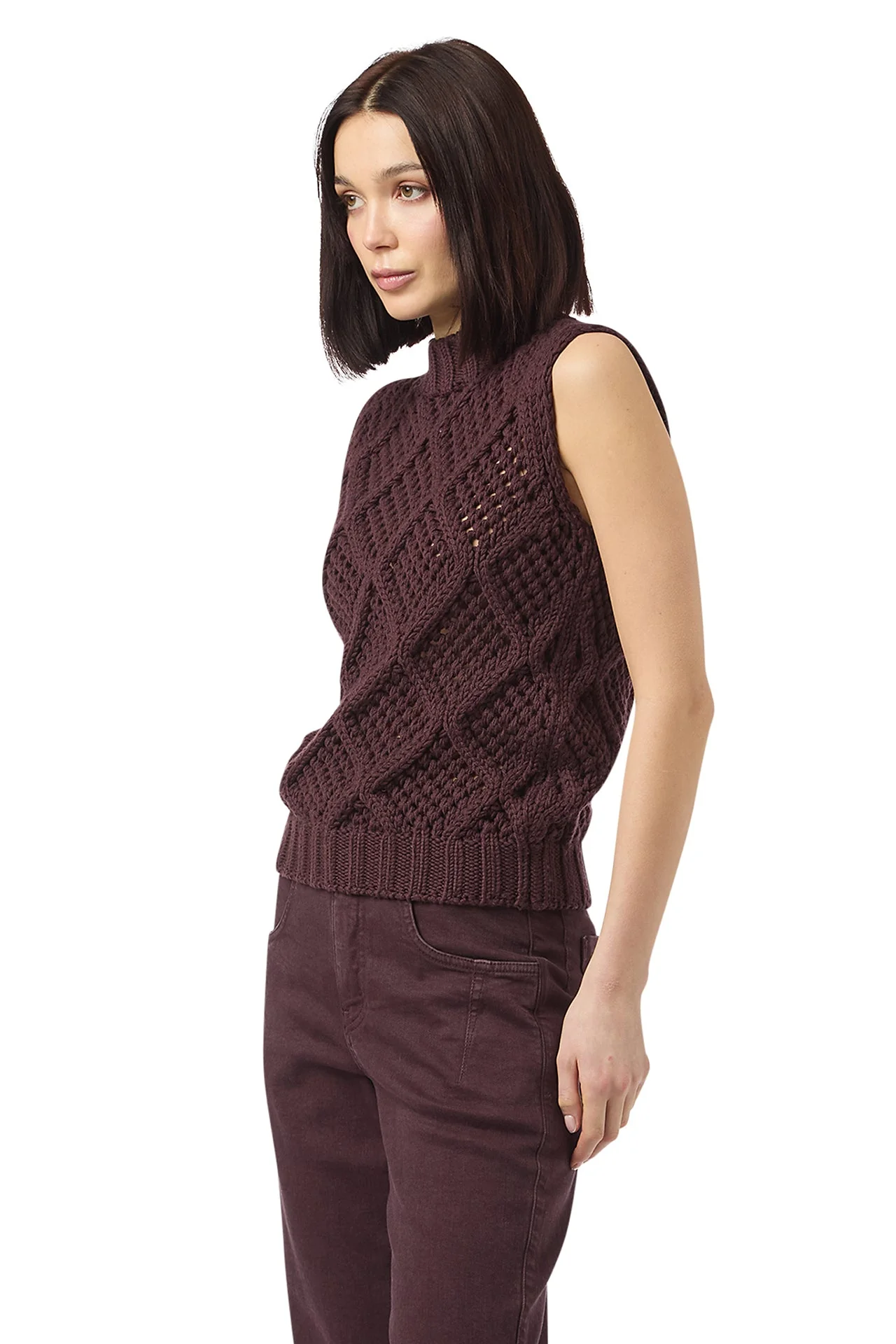 SLEEVELESS SWEATER - Image 3