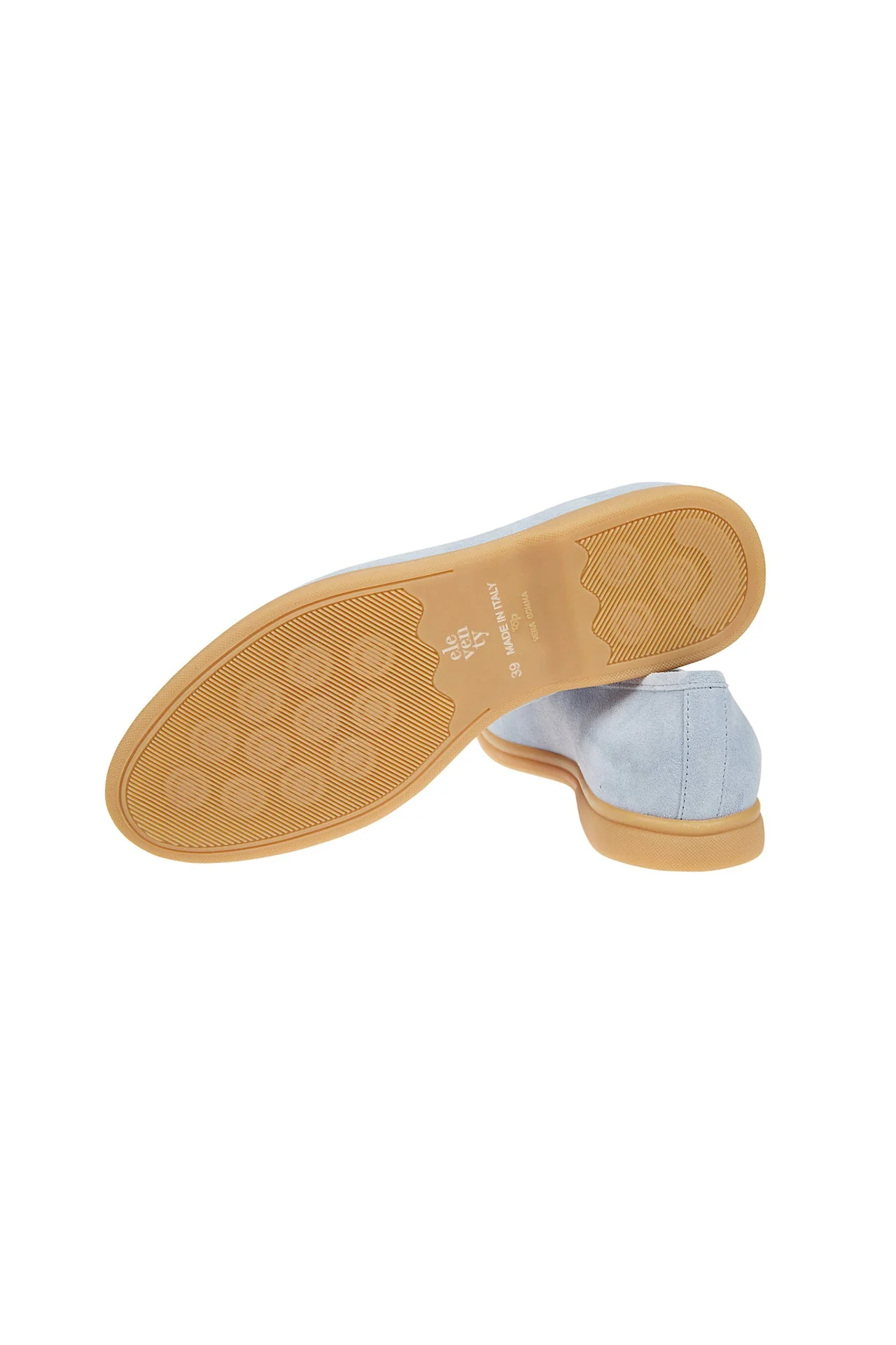 Women's Suede Leather Moccasins in Soft Calfskin | Eleventy - Image 3