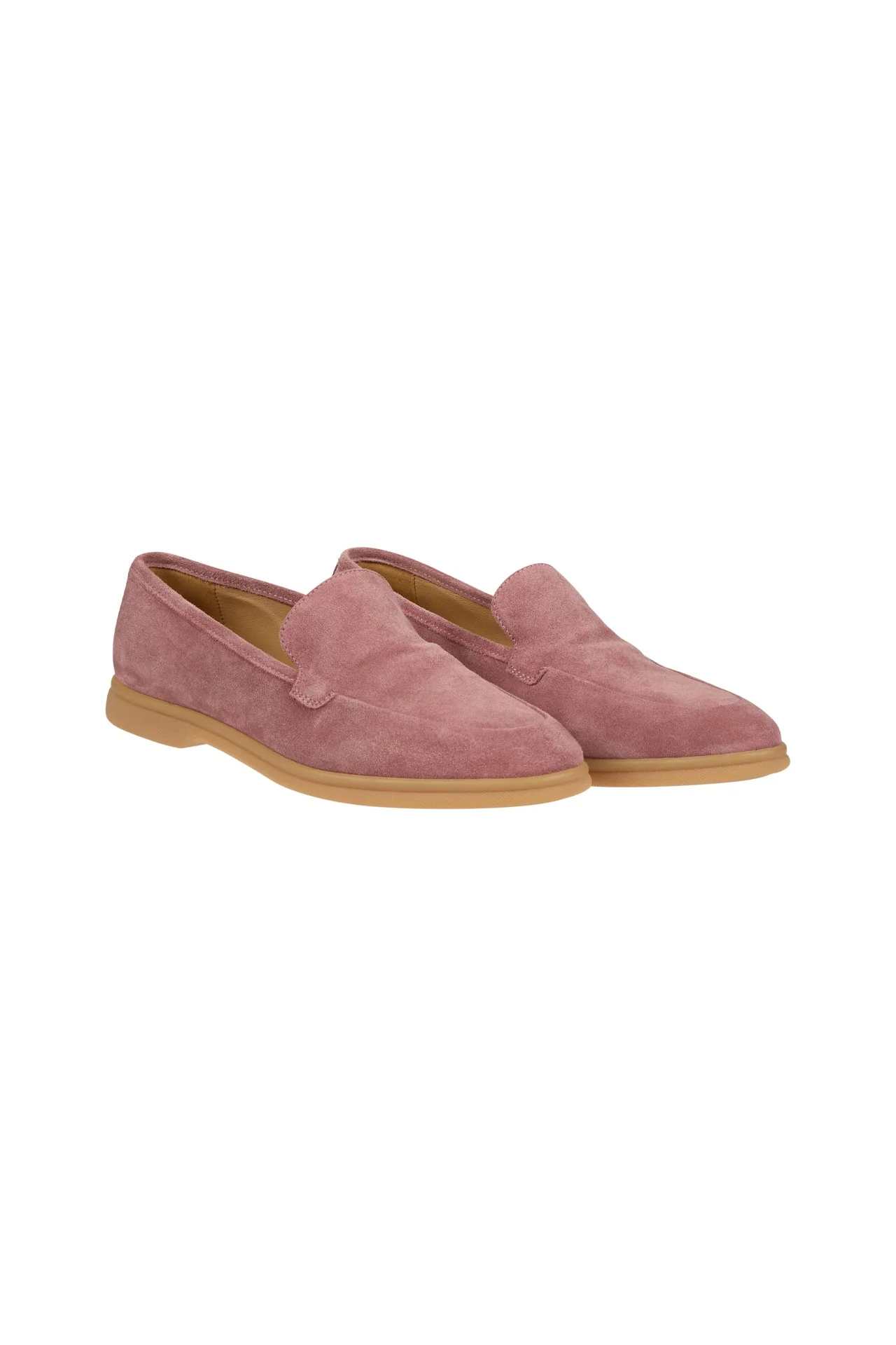 Women's Suede Leather Moccasins in Soft Calfskin | Eleventy - Image 4