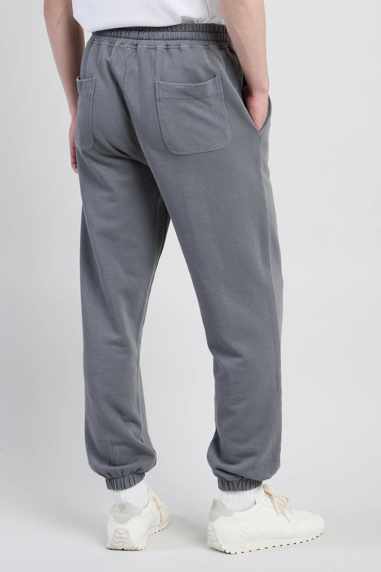Men's Garment-Dyed Cotton Jersey Jogger Trousers | Eleventy - Image 3