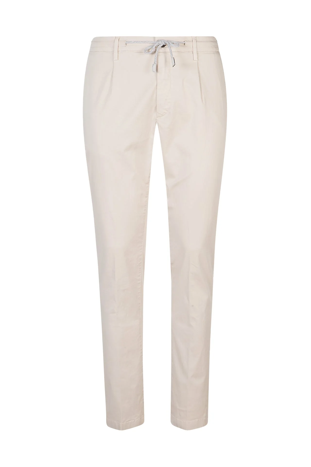 Men's Slim Fit Garment-Dyed Cotton Five-Pocket Trousers | Eleventy