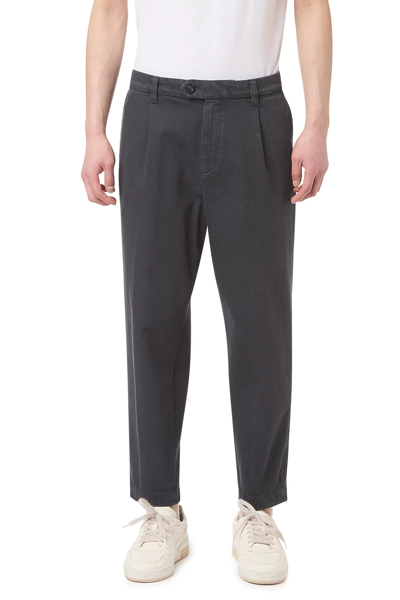 RELAX FIT PENCED TROUSERS - Image 2