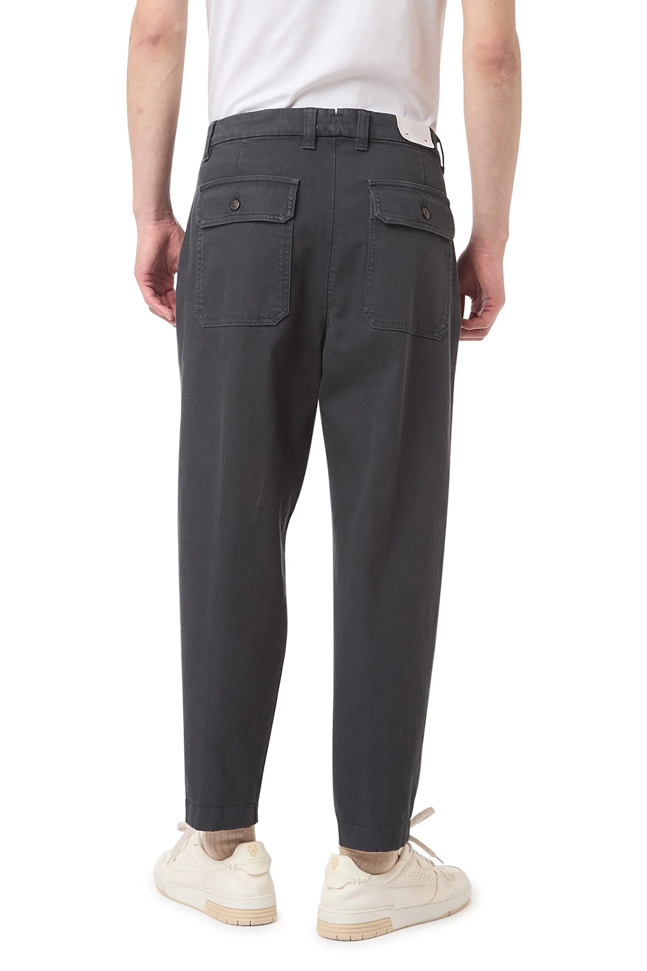 RELAX FIT PENCED TROUSERS - Image 4