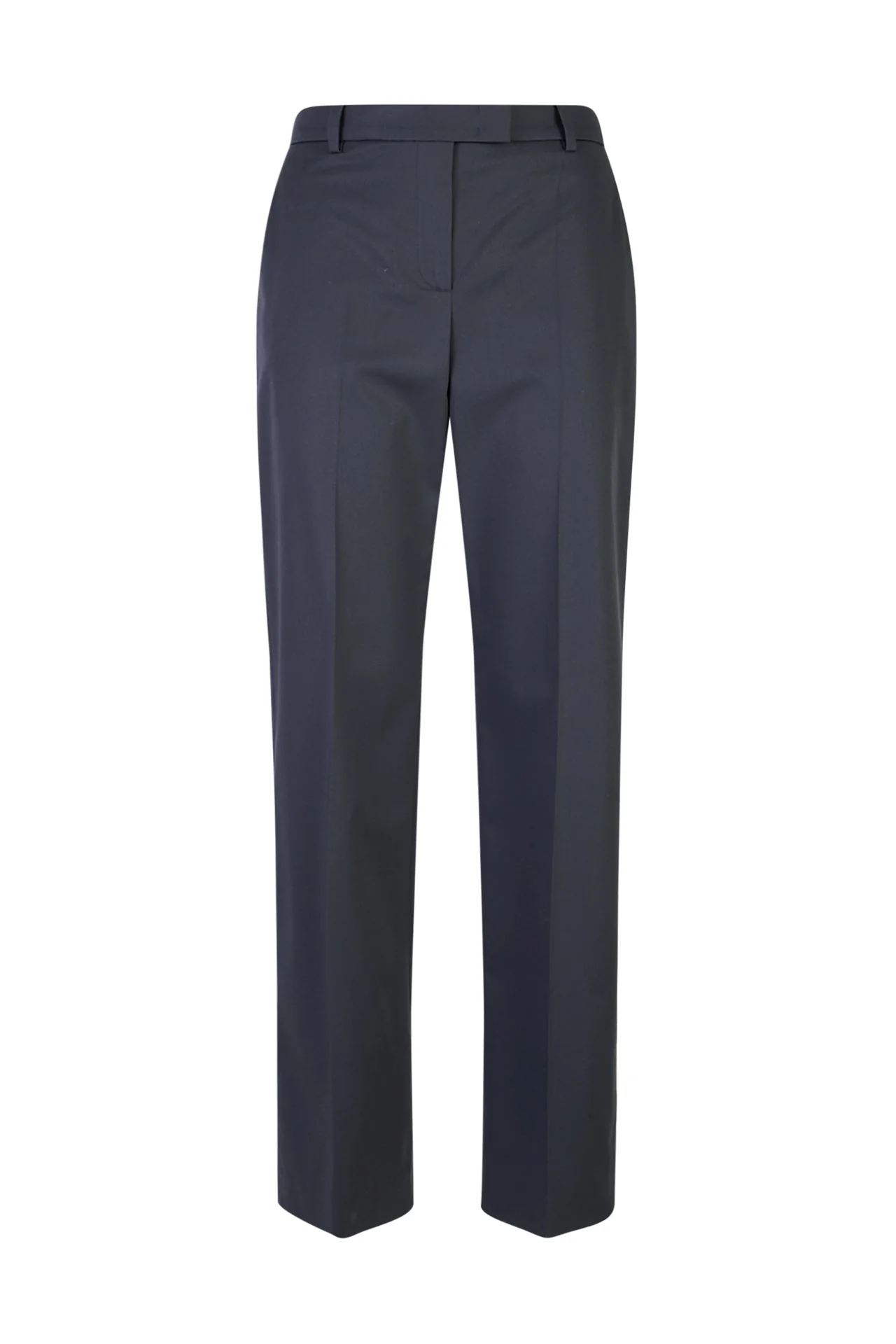 Women's Straight Leg Cotton and Lyocell Trousers | Eleventy