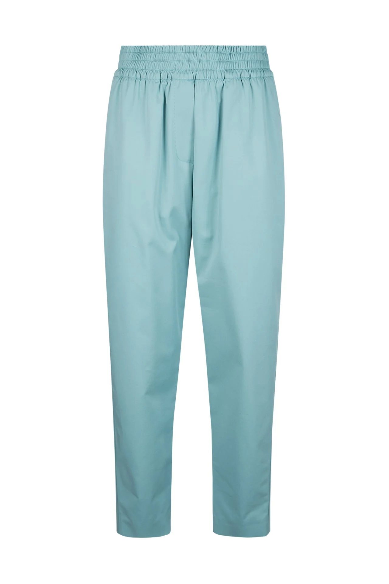 Women's Cotton and Lyocell Trousers with Elastic Waist | Eleventy - Image 5