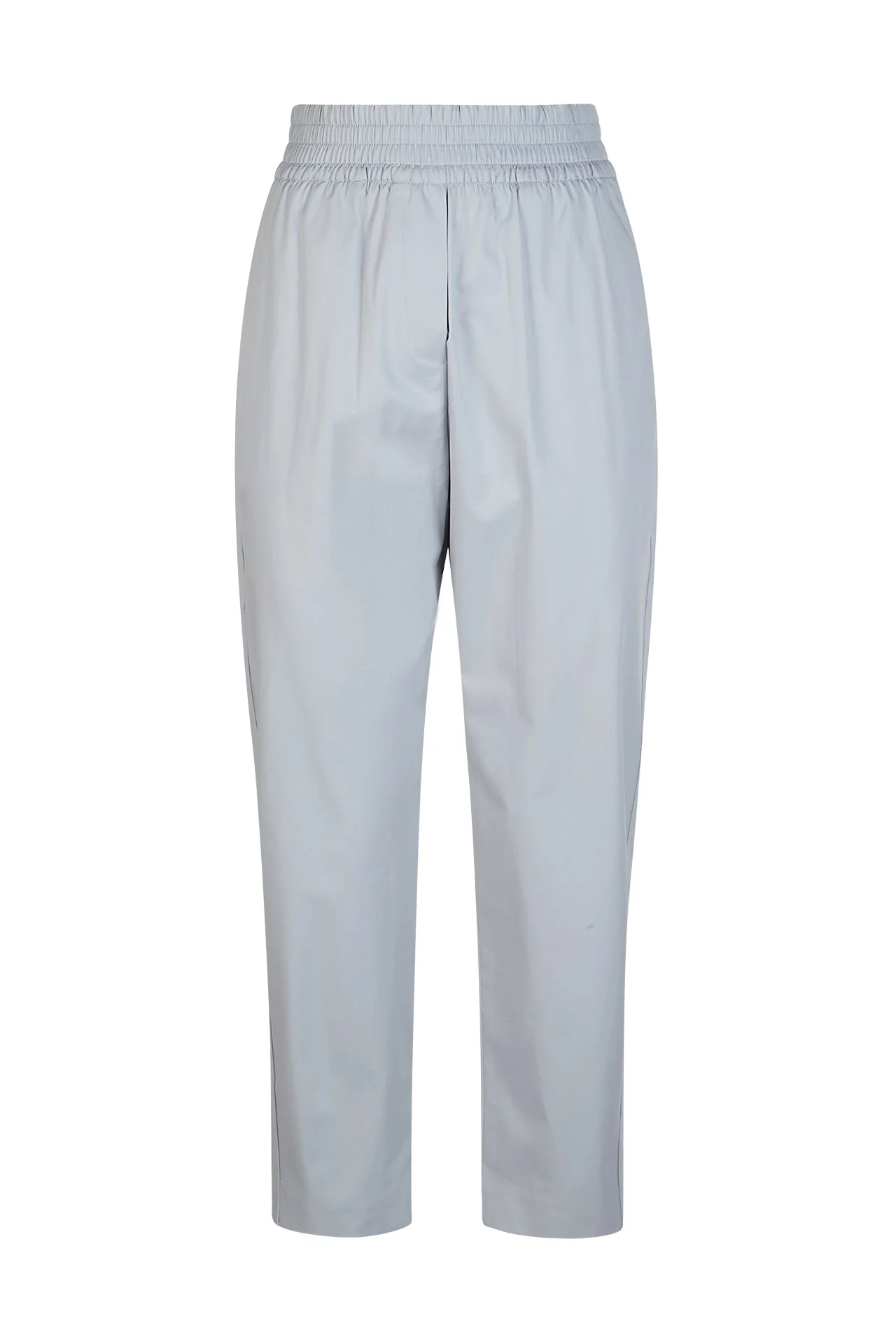 Women's Cotton and Lyocell Trousers with Elastic Waist | Eleventy - Image 9