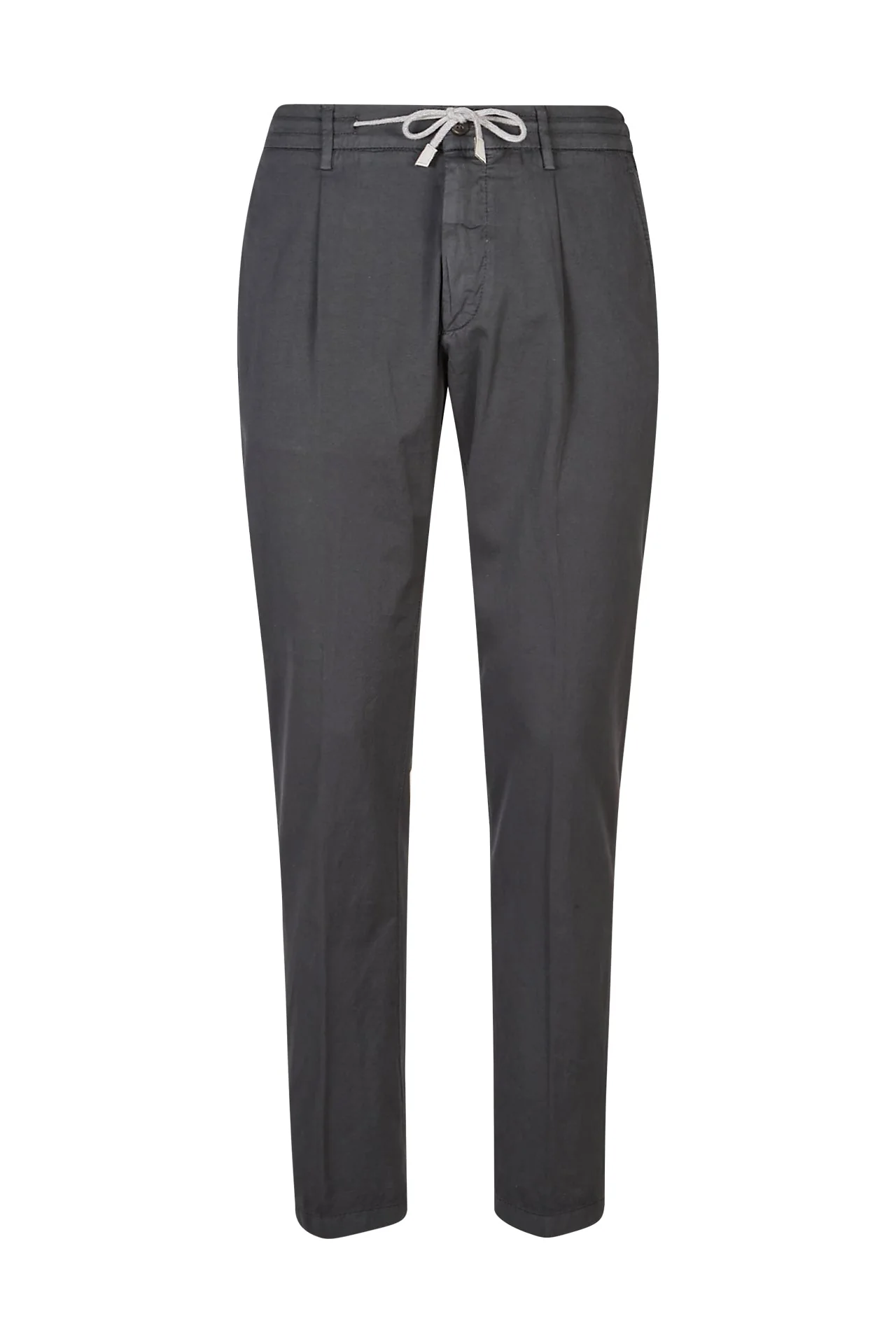 Men's Cotton and Silk Jogger Trousers | Eleventy - Image 6