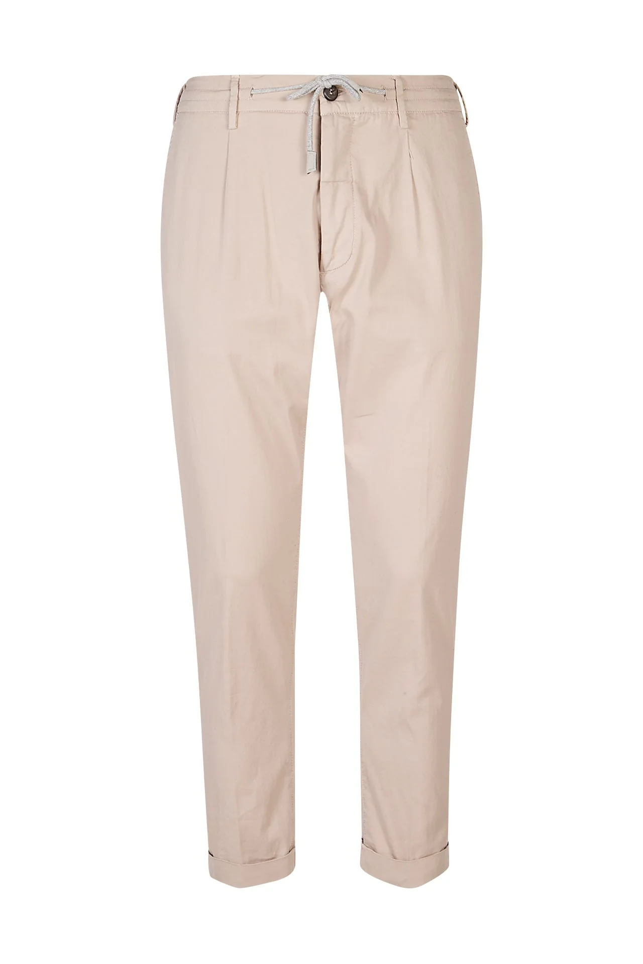 Men's Cotton and Silk Jogger Trousers | Eleventy - Image 7