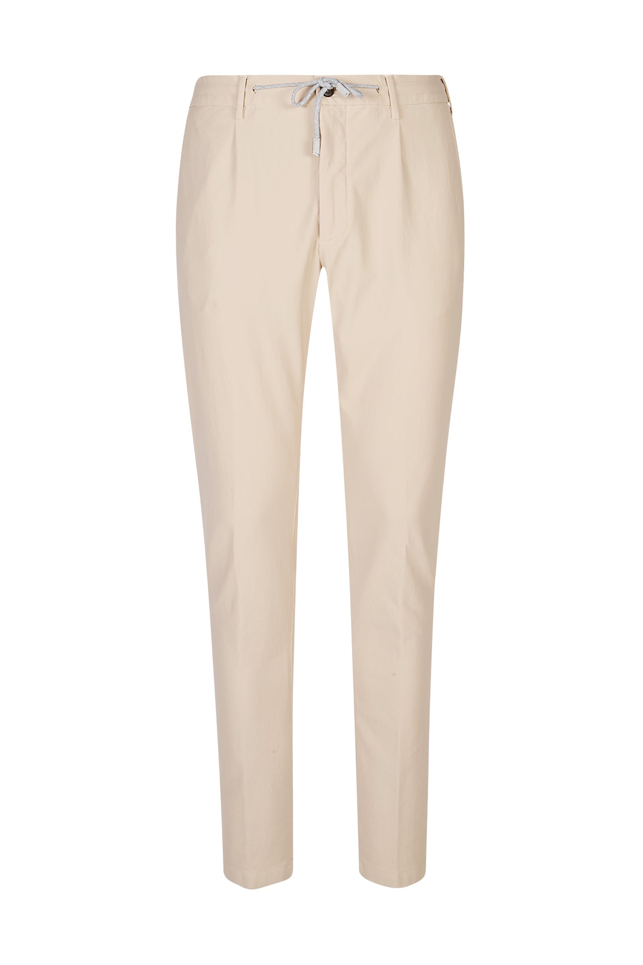 Men's Slim Fit Garment-Dyed Stretch Cotton Trousers | Eleventy