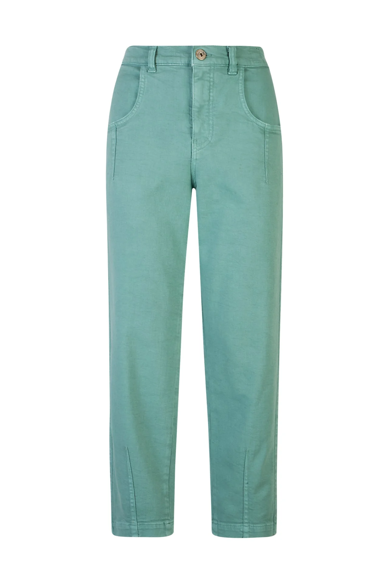Women's Stretch Cotton Bull Denim Trousers | Eleventy - Image 11