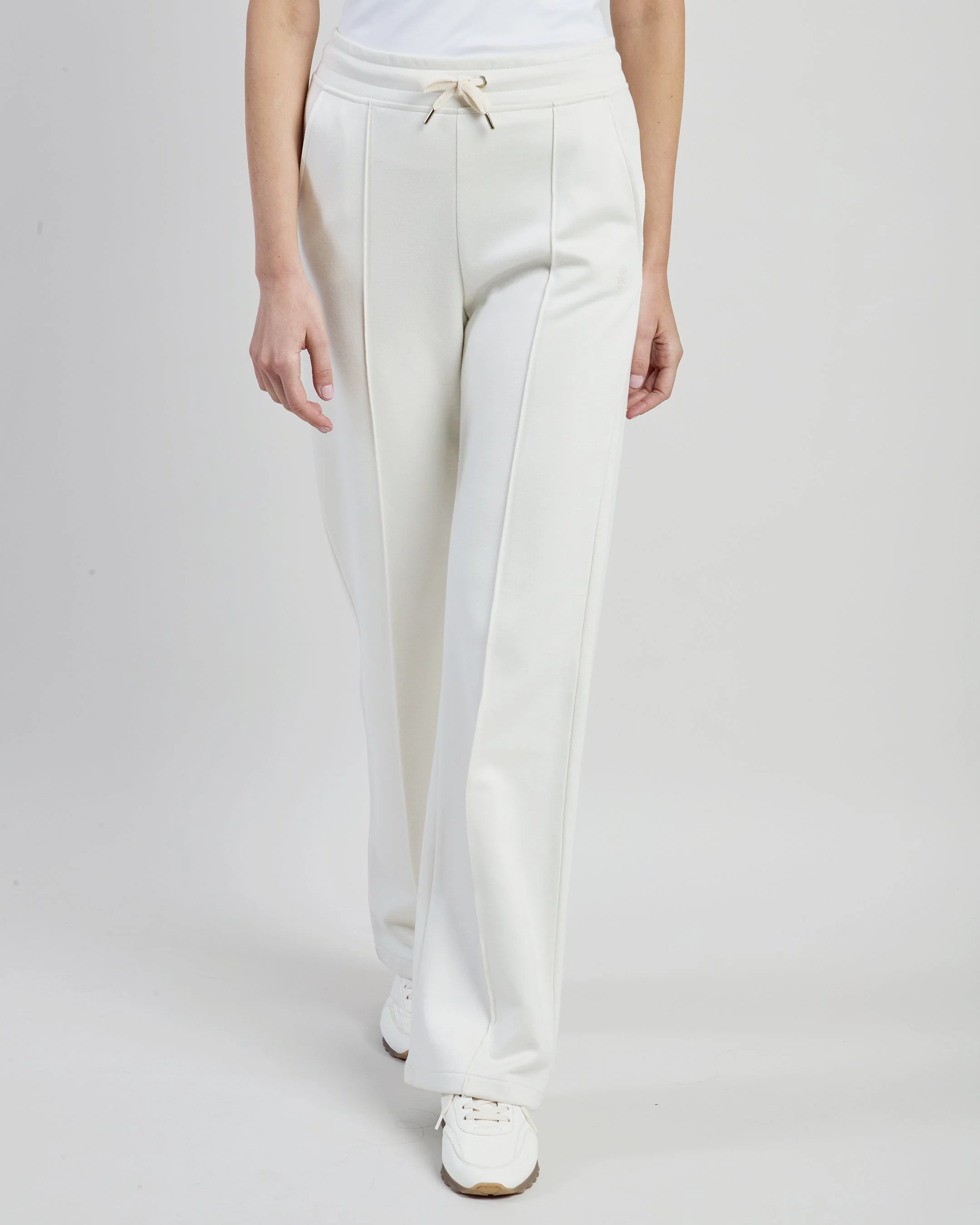 Women's Viscose and Cotton Blend Straight Sweatpants | Eleventy - Image 2