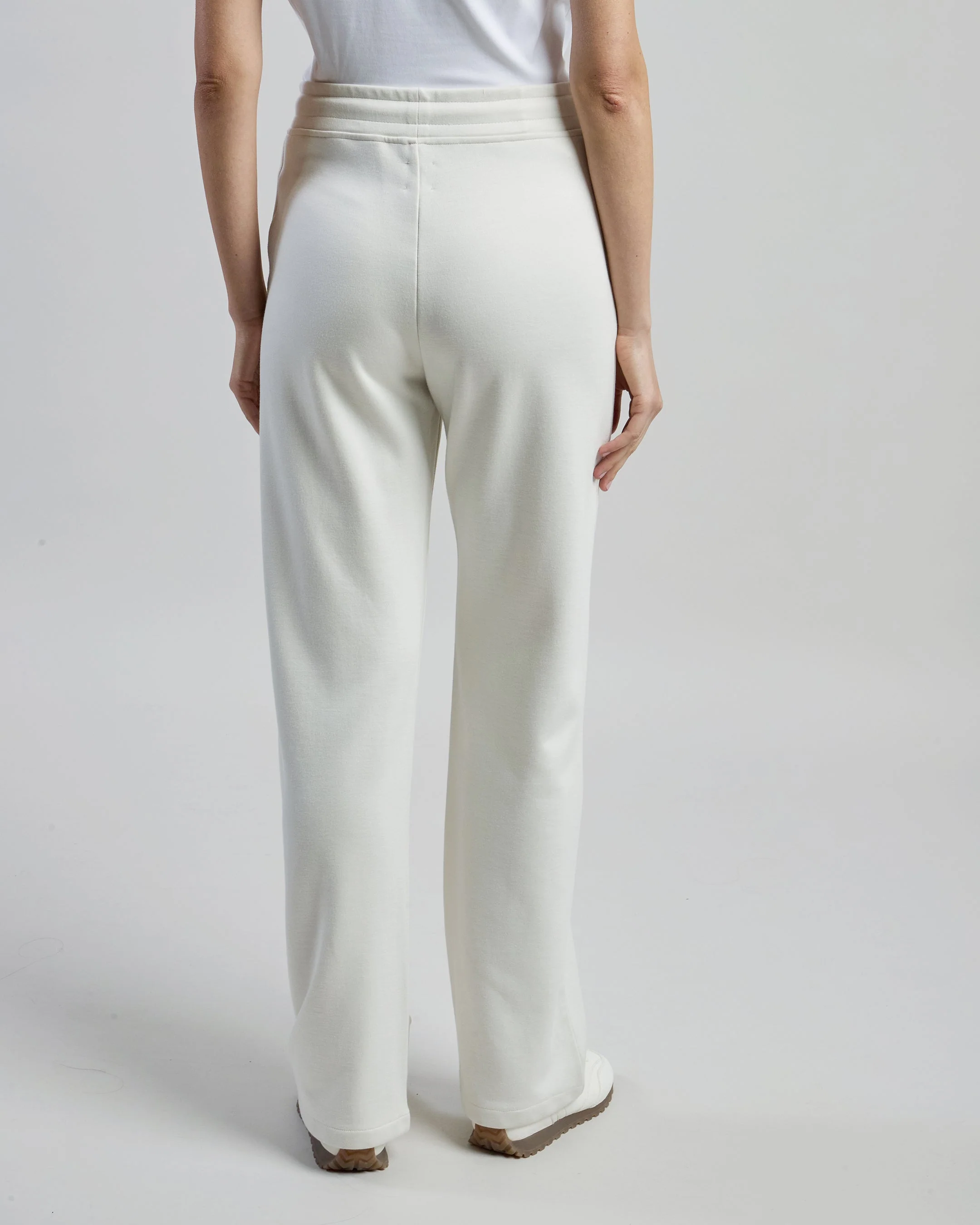 Women's Viscose and Cotton Blend Straight Sweatpants | Eleventy - Image 3