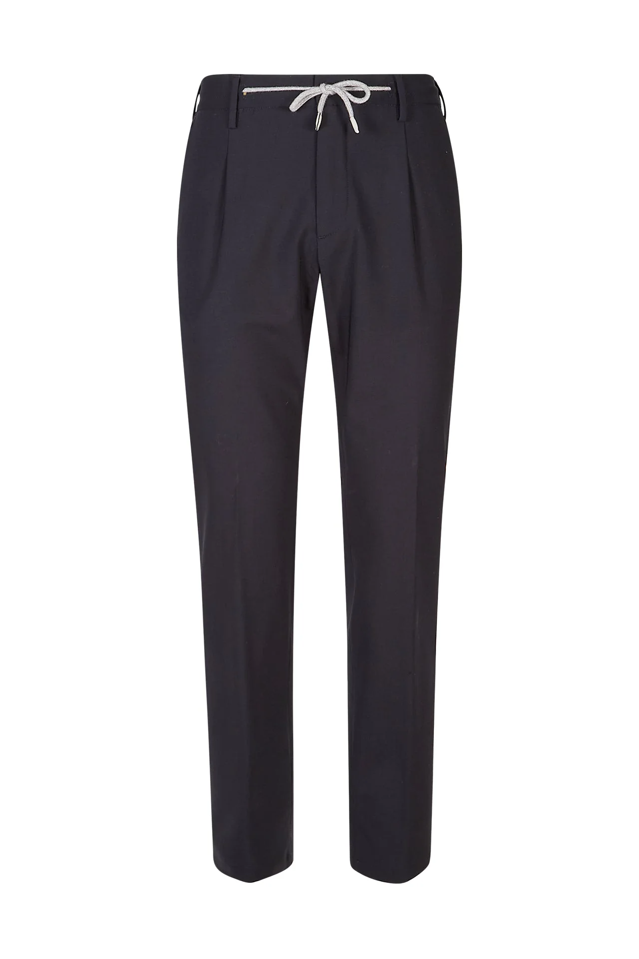 Men's Virgin Wool Jogger Trousers with Drawstring | Eleventy