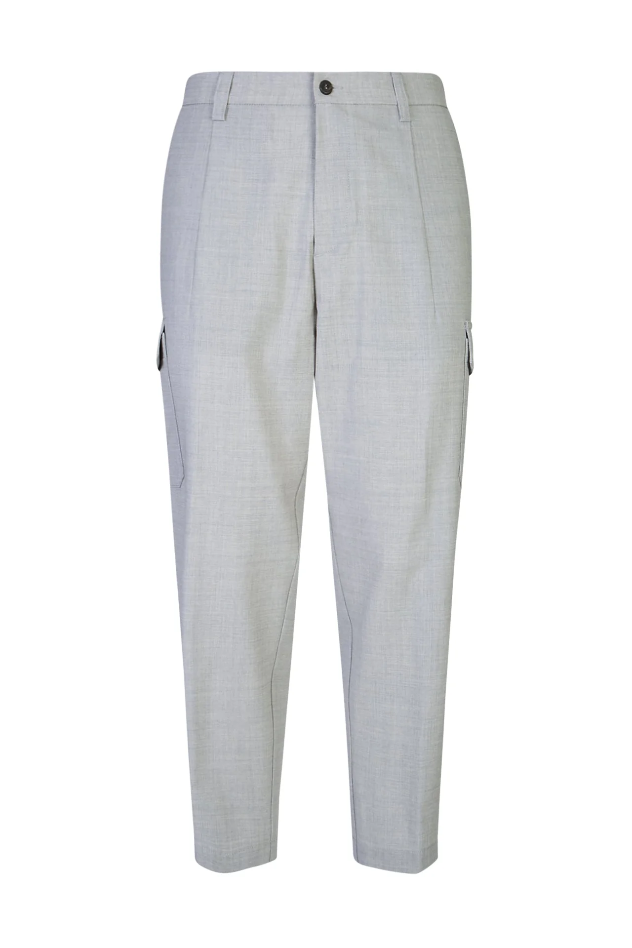 Men's Relaxed Fit Virgin Wool Cargo Trousers | Eleventy