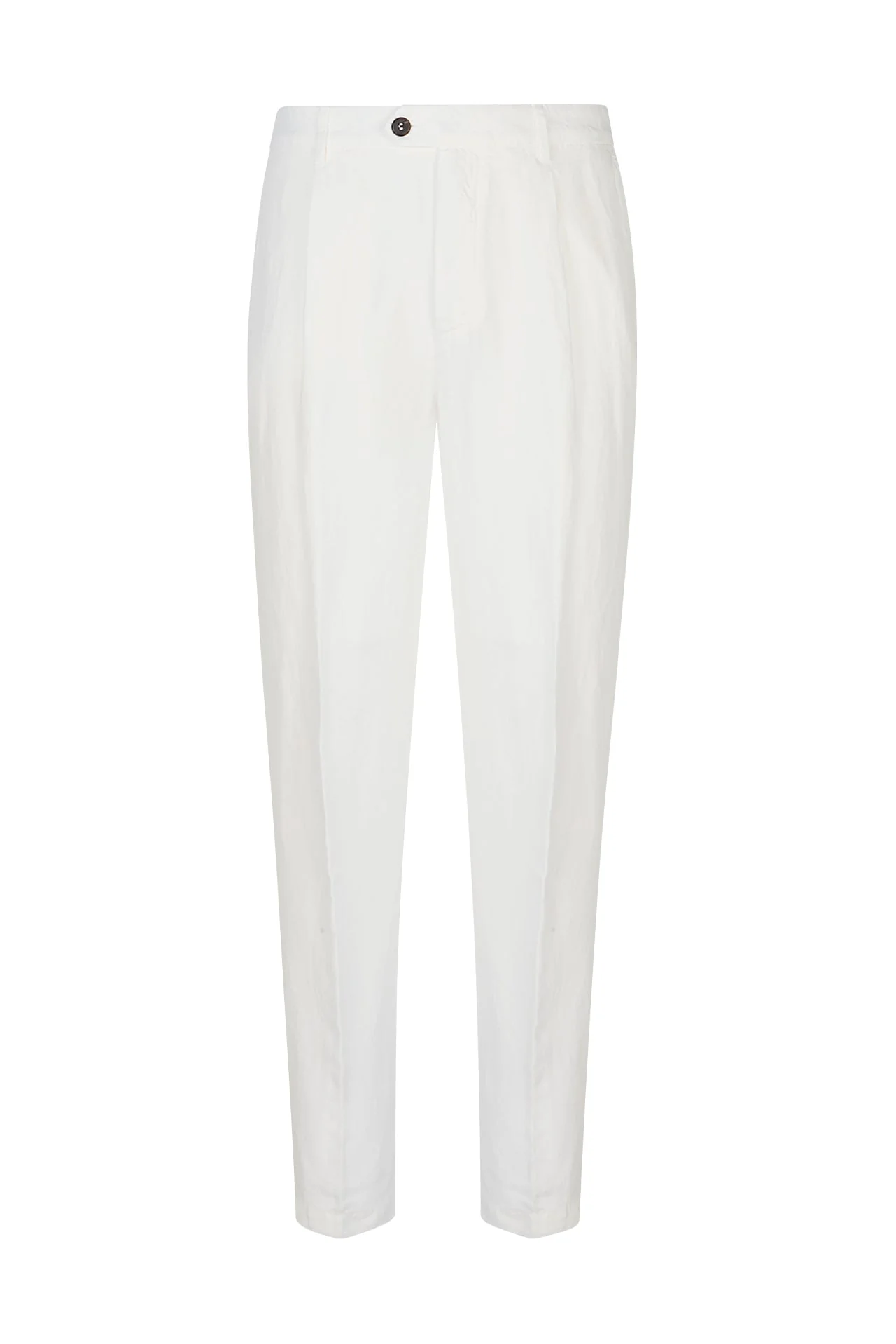 Men's Garment-Dyed Linen Trousers with Relaxed Fit | Eleventy