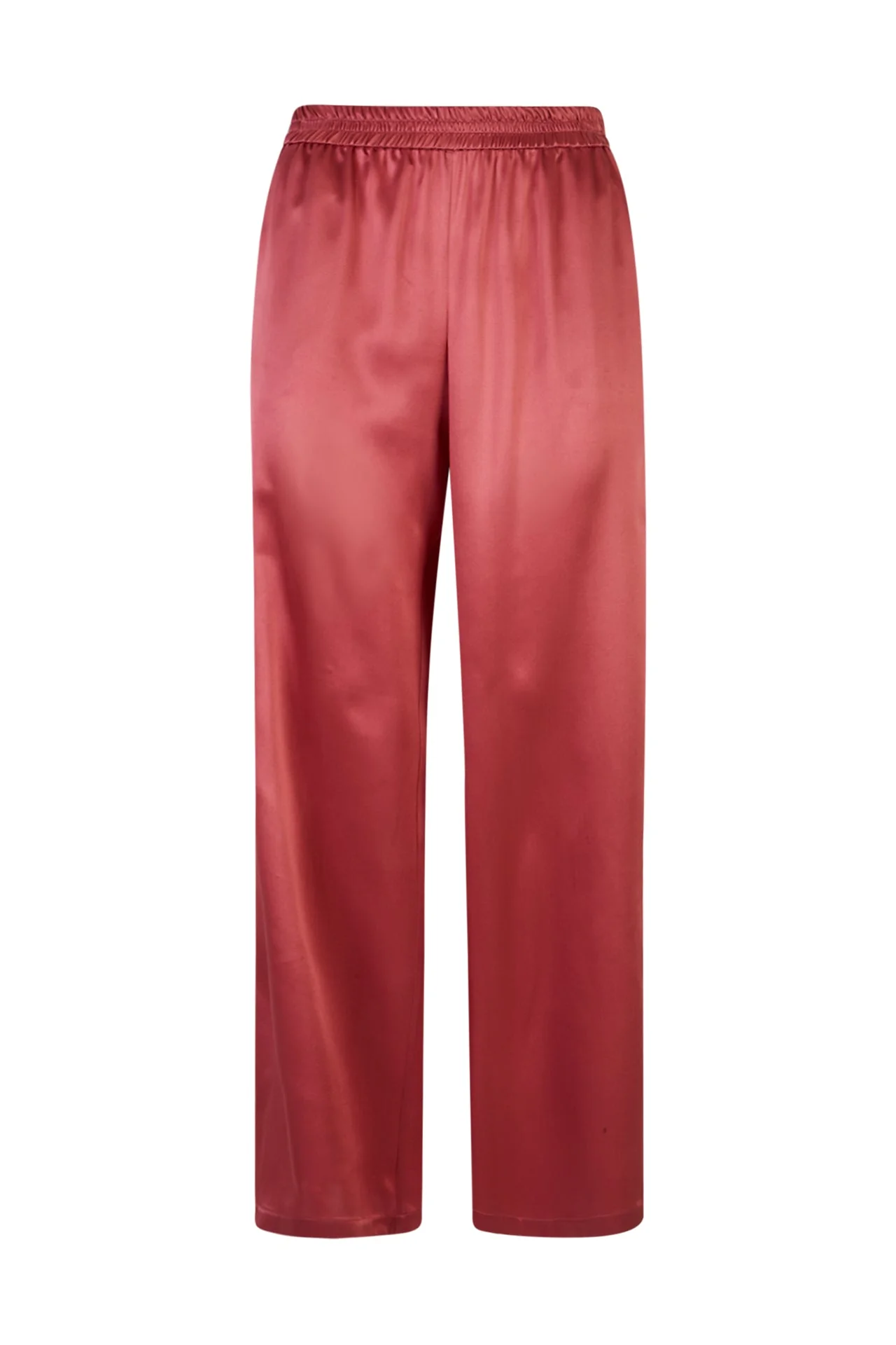 Women's Wide-Leg Comasca Silk Satin Trousers | Eleventy