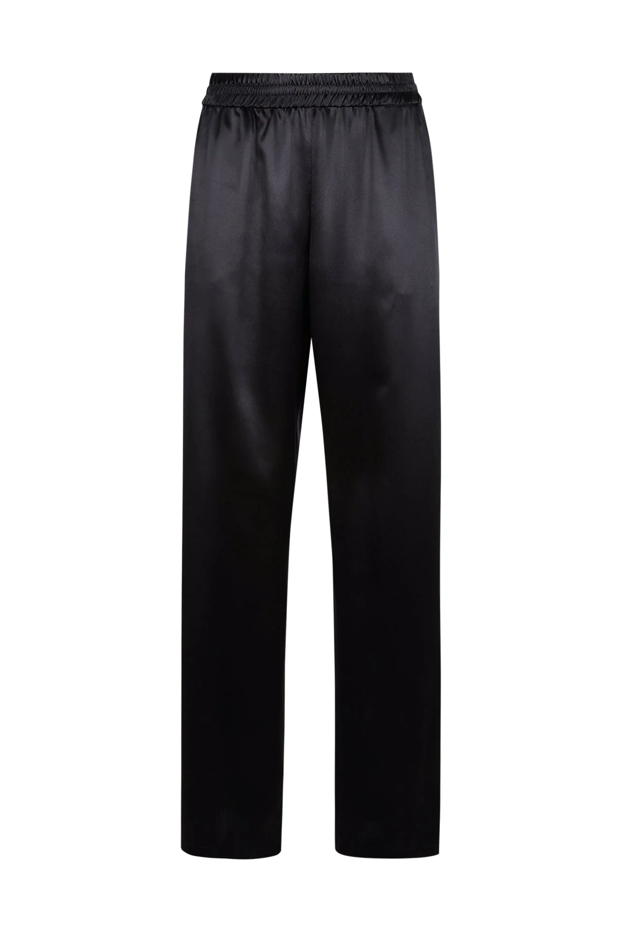 Women's Wide-Leg Comasca Silk Satin Trousers | Eleventy - Image 5