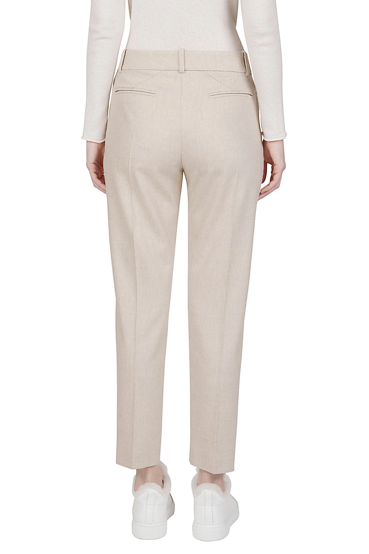 SLIM PANTS WOOL CASHMERE ELASTANE PLAIN - Image 6
