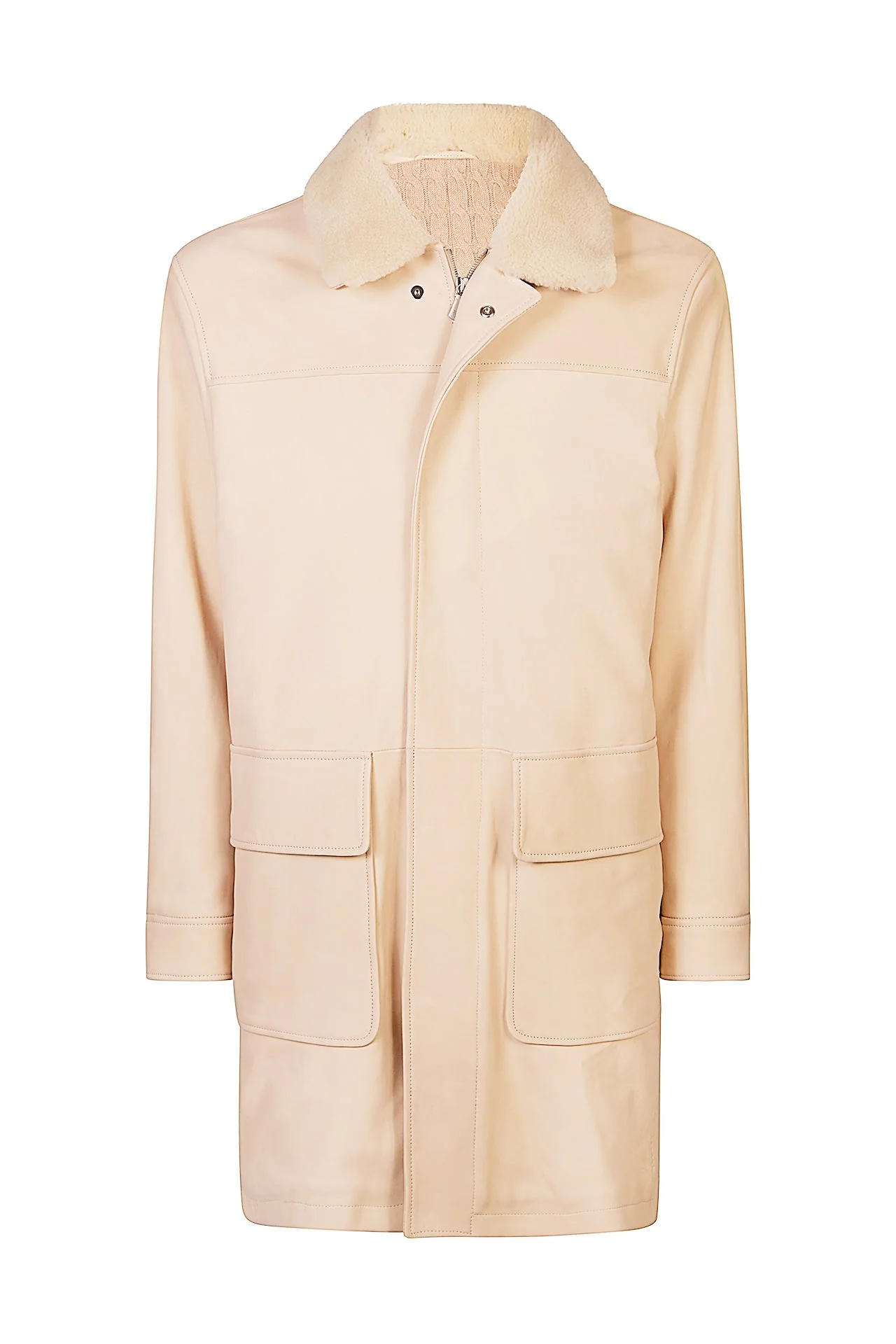 SHEARLING COLLAR PARKA