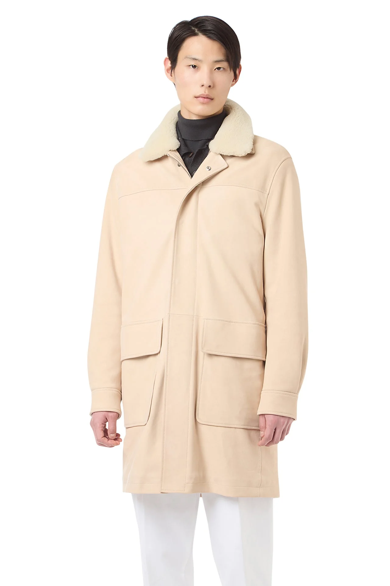 SHEARLING COLLAR PARKA - Image 3