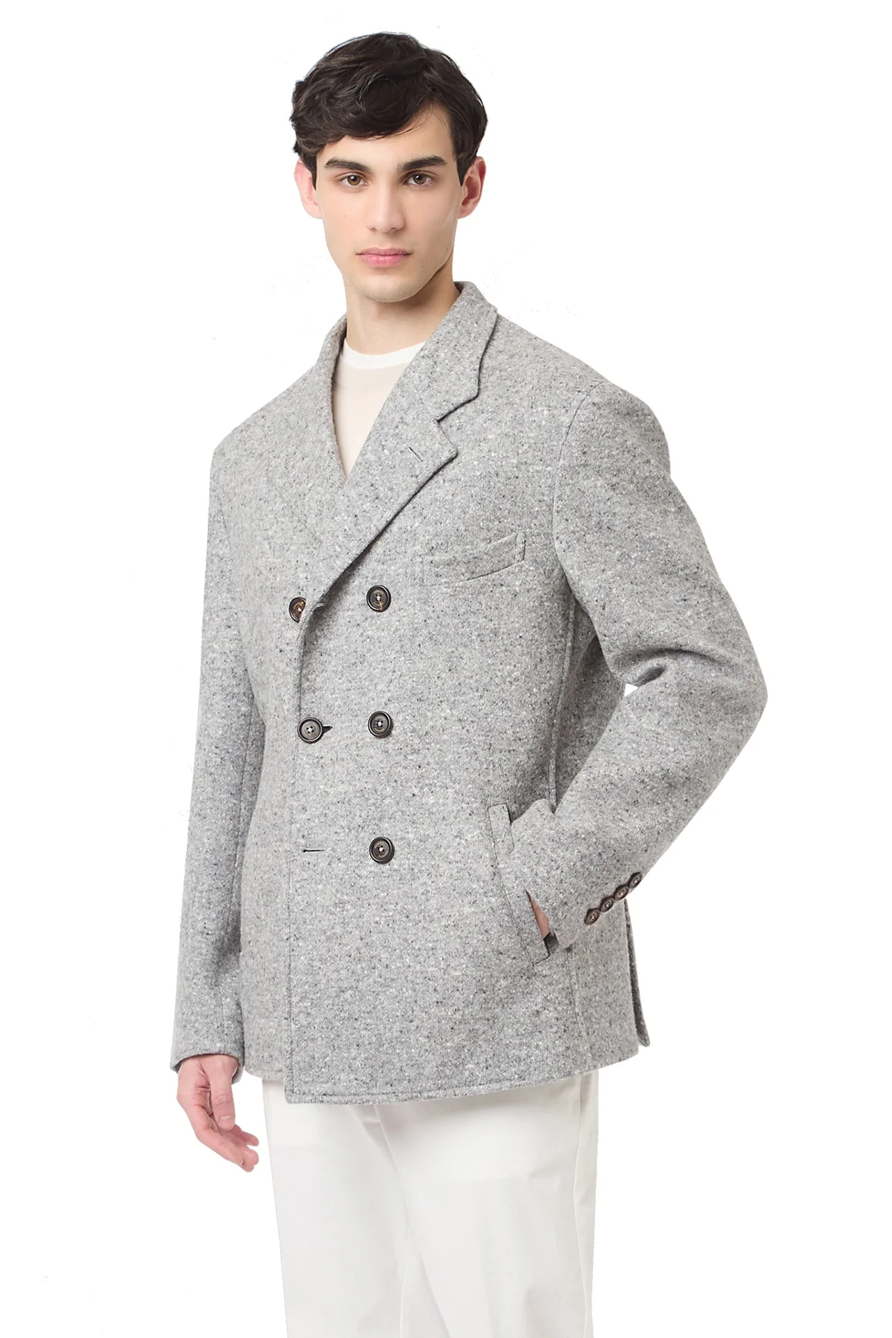 PEAKOT WOOL CASHMERE TWEED - Image 2
