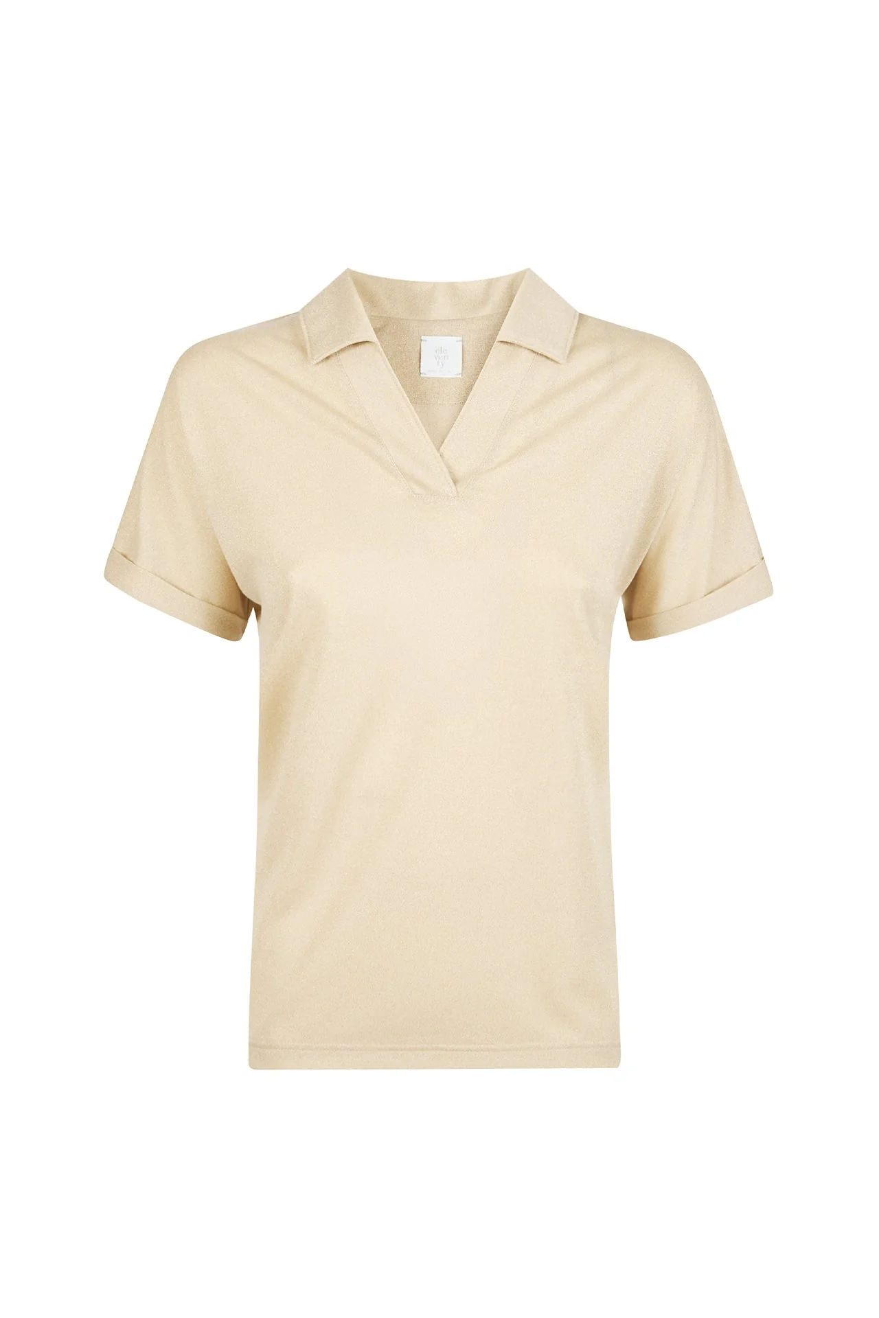 Women's Metallic Jersey Polo Shirts and T-Shirts | Eleventy