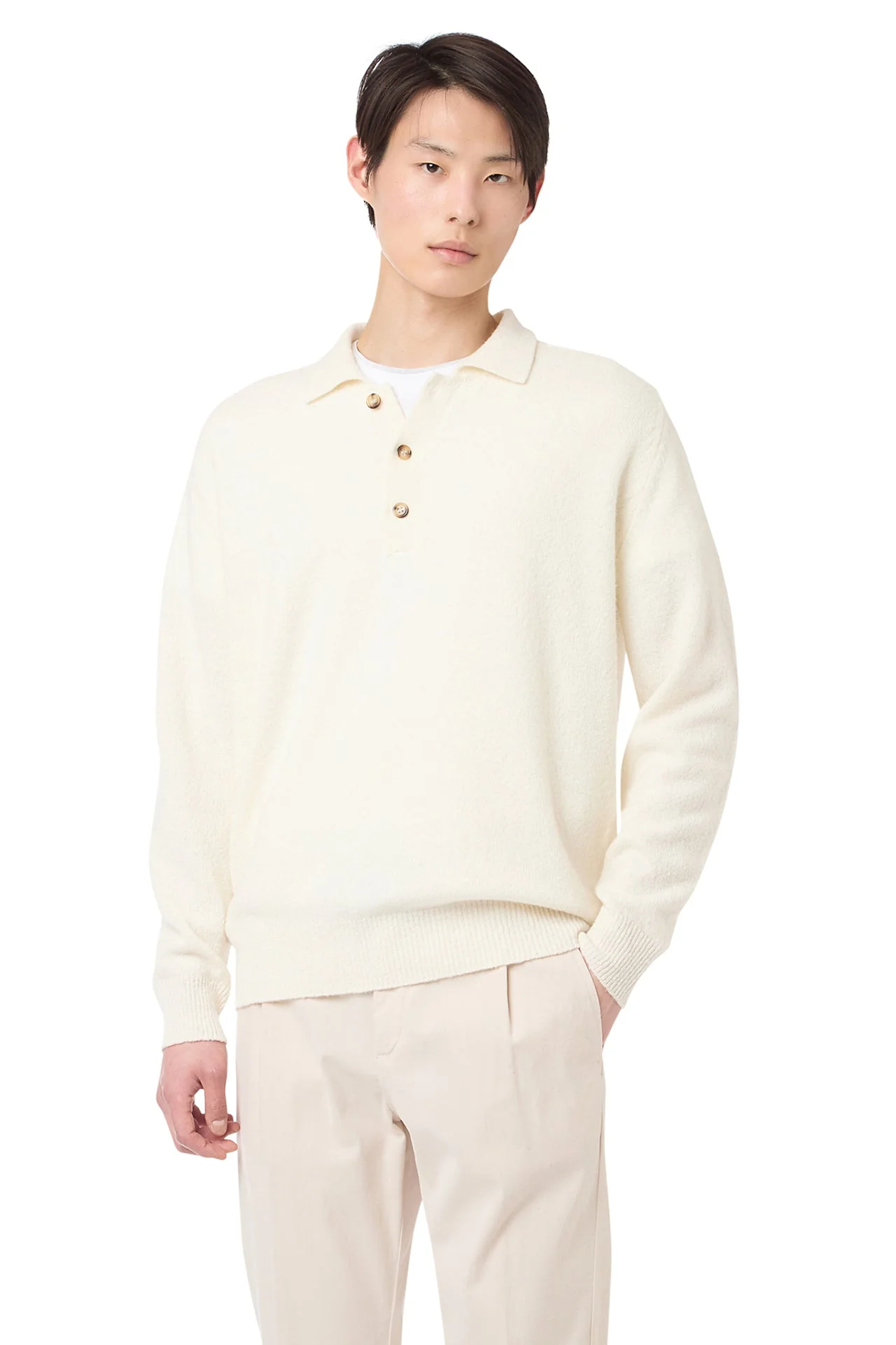KNITTED POLO SHIRT - Image 3