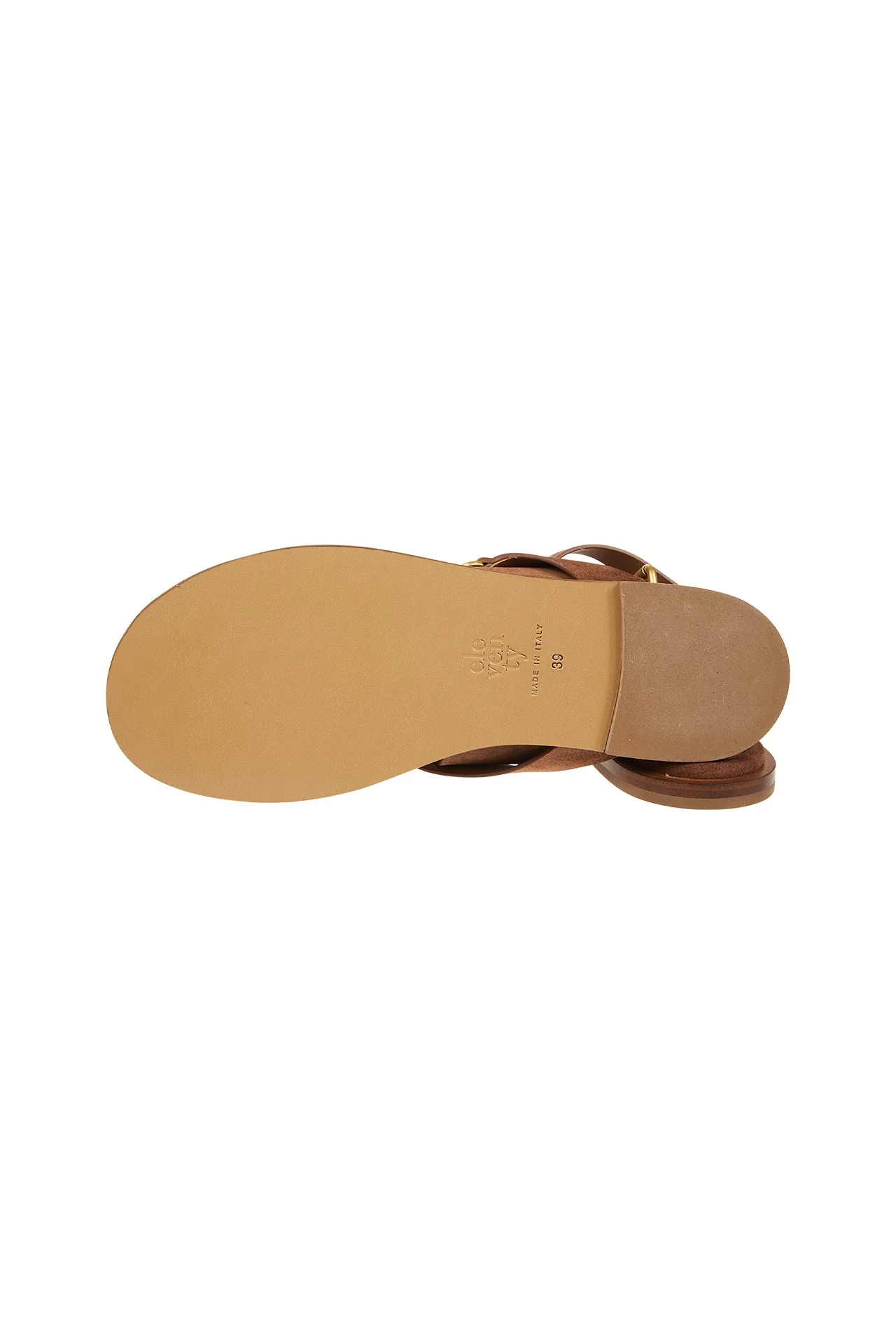 Women's Flat Suede Sandals with Buckle Straps | Eleventy - Image 7